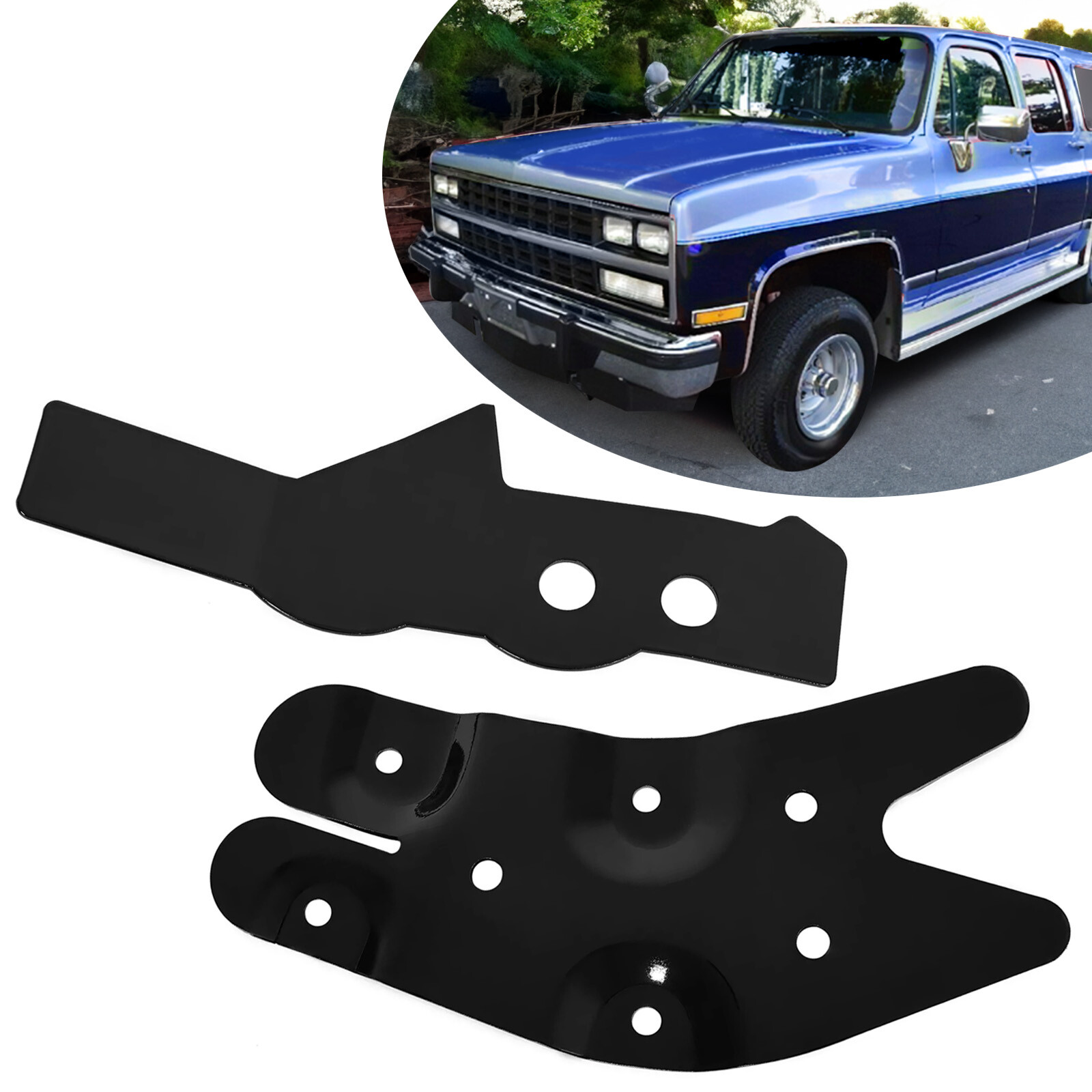 For Chevy GMC Truck 73-91 Steering Box Frame Support Kit Bracket Repair Upgrad