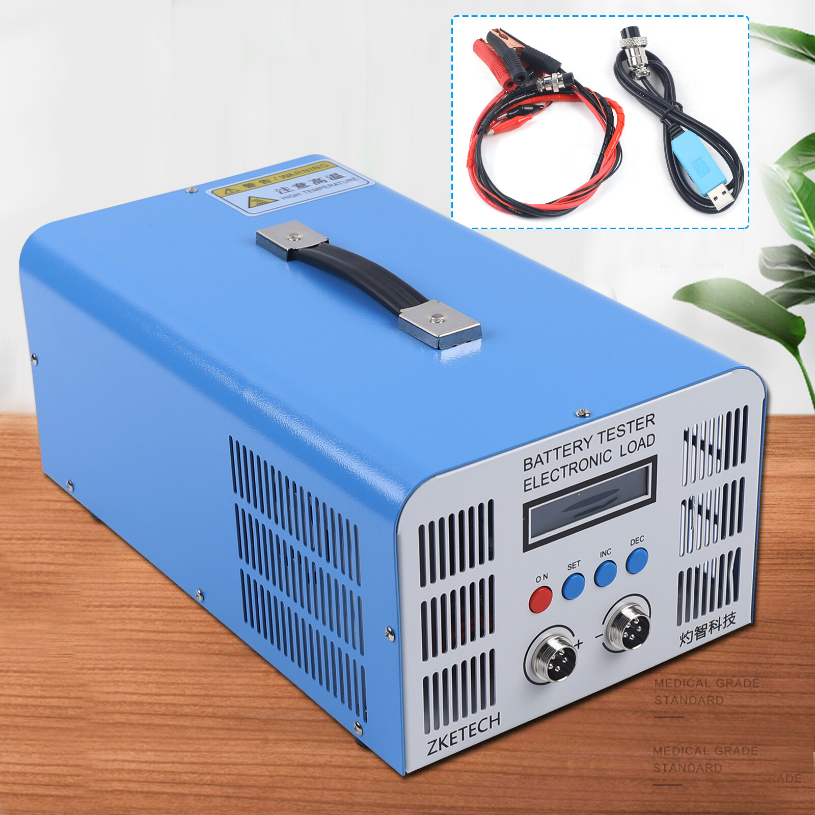 EBC-A40L 5V 200W High Current Lithium Battery Capacity Tester 40A Manual 110V