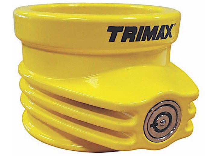 Trimax TFW60 Ultra Tough 5th Wheel Trailer Lock Rugged Yellow Powder Coat