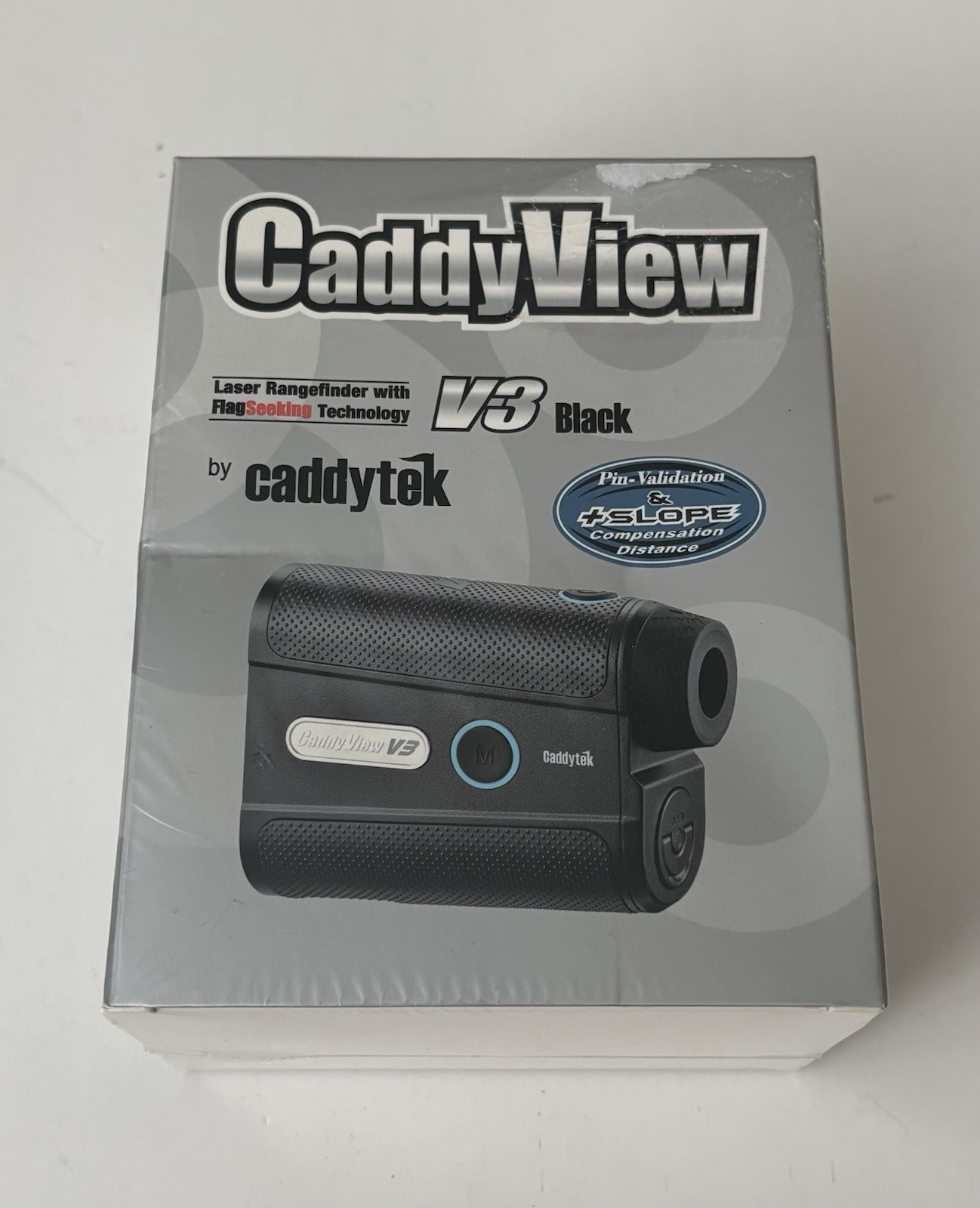 CaddyTek CaddyView Laser Rangefinder V3 Black - New Sealed