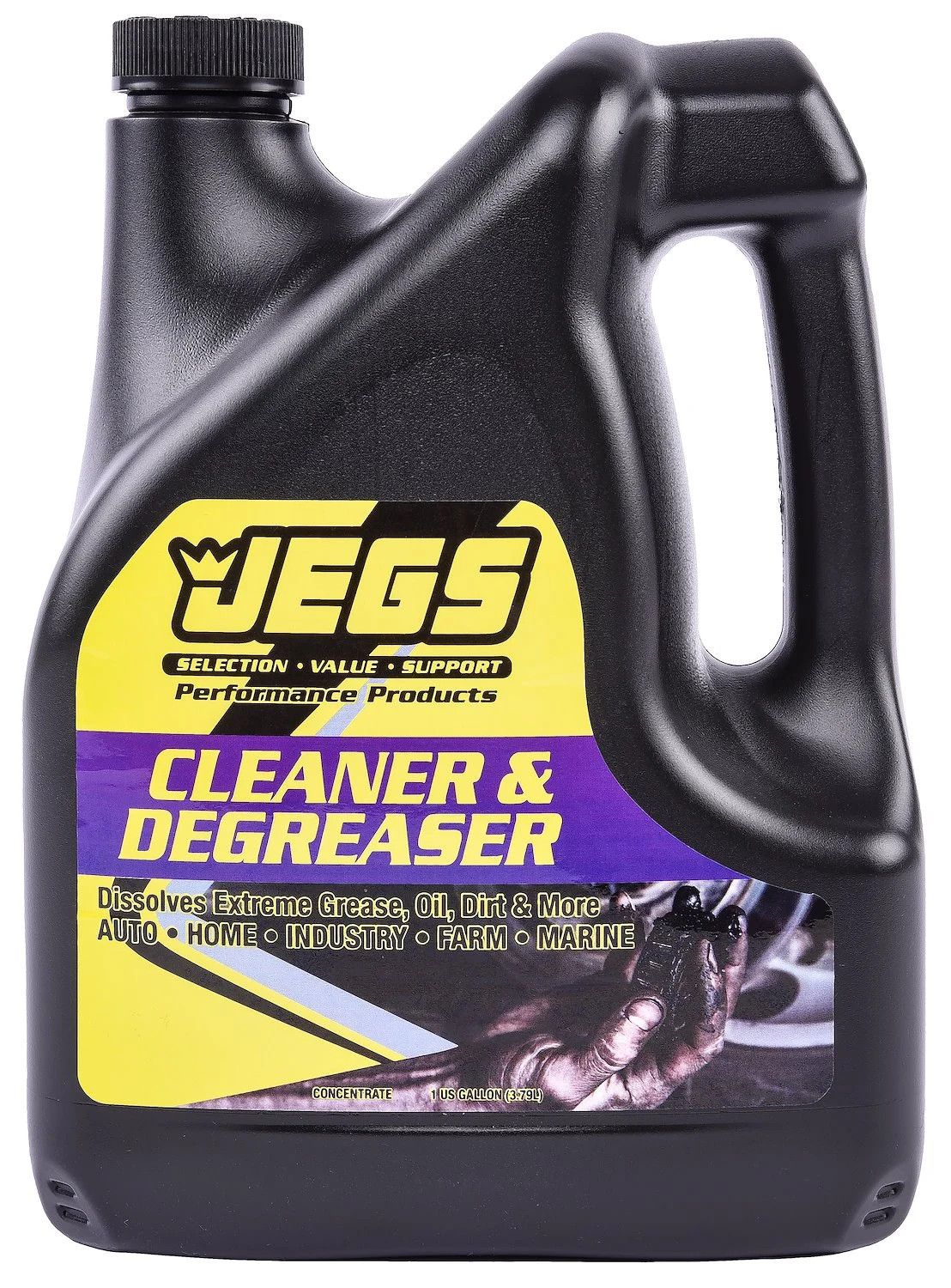 JEGS 72302 Industrial Strength Cleaner & Degreaser 1 Gallon Concentrated Dissolv