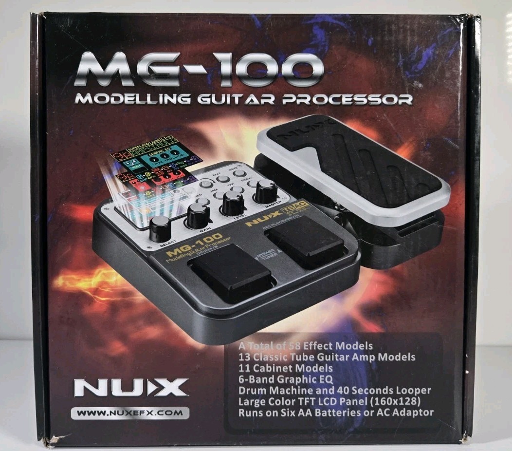 NUX MG-100 Modelling Guitar Effects Processor