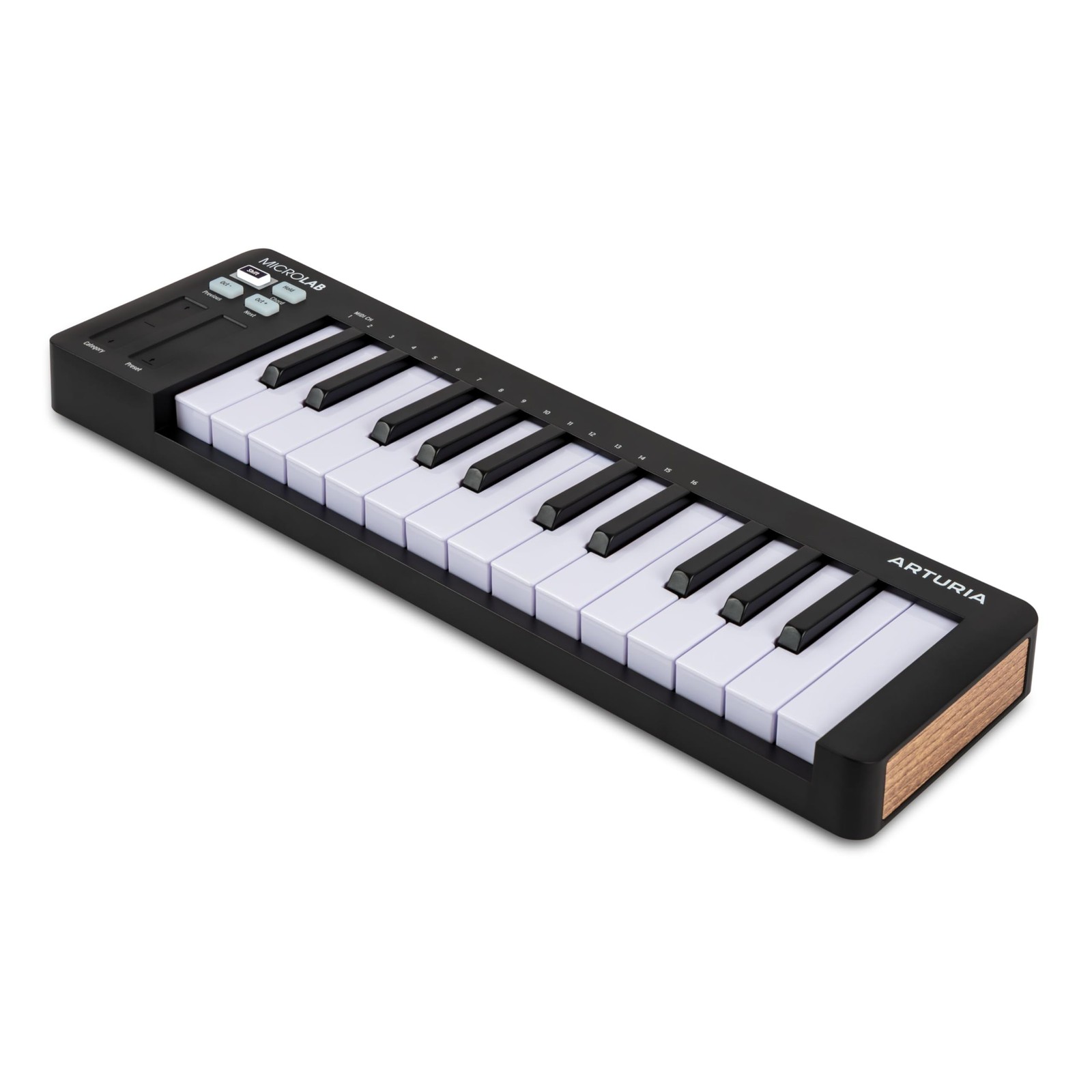 MicroLab Mk3 - Universal MIDI Controller for Music Production - Black