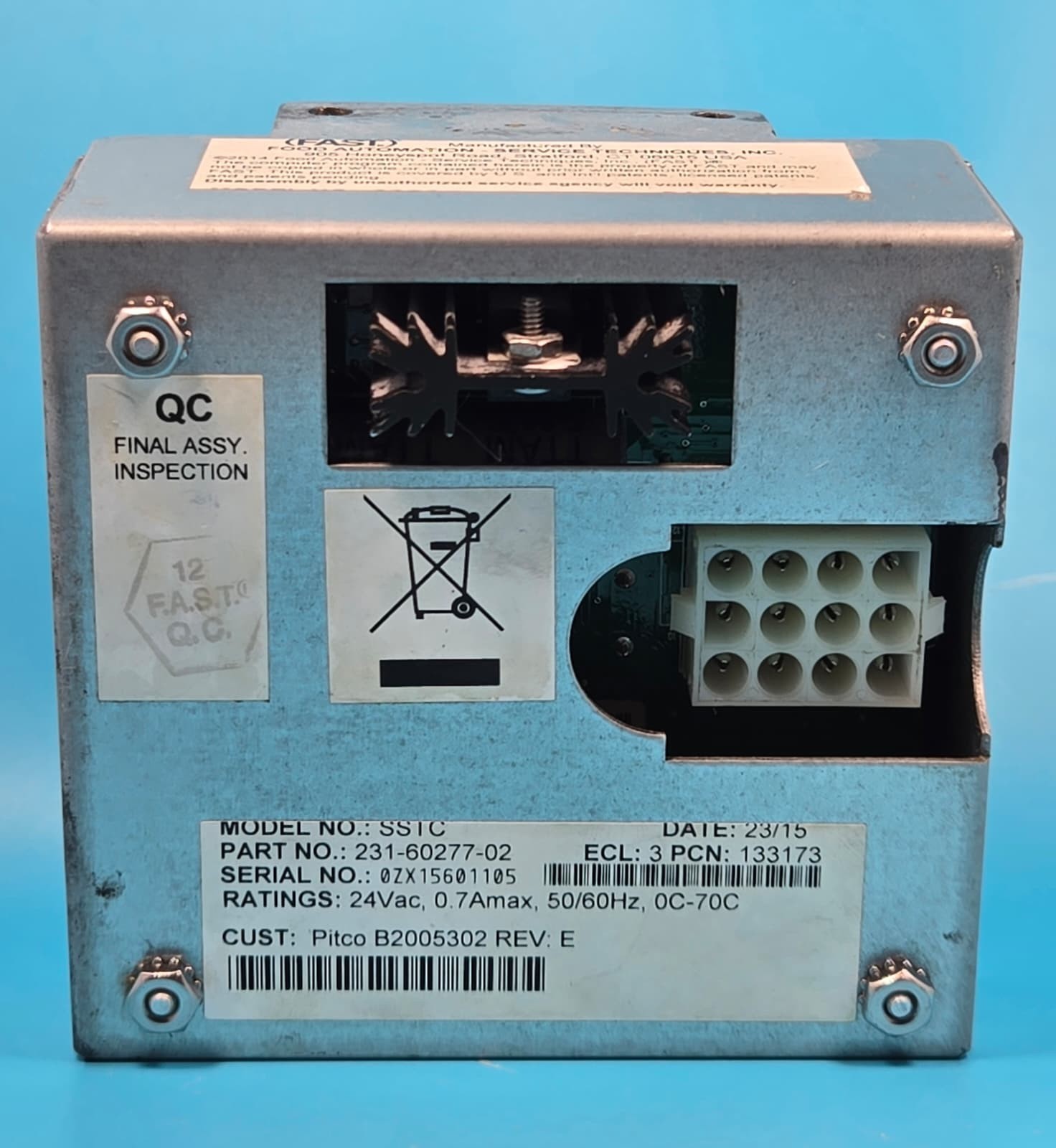 Pitco FAST SSTC Solid State Temperature Controller 231-60277-02 Fryer Control