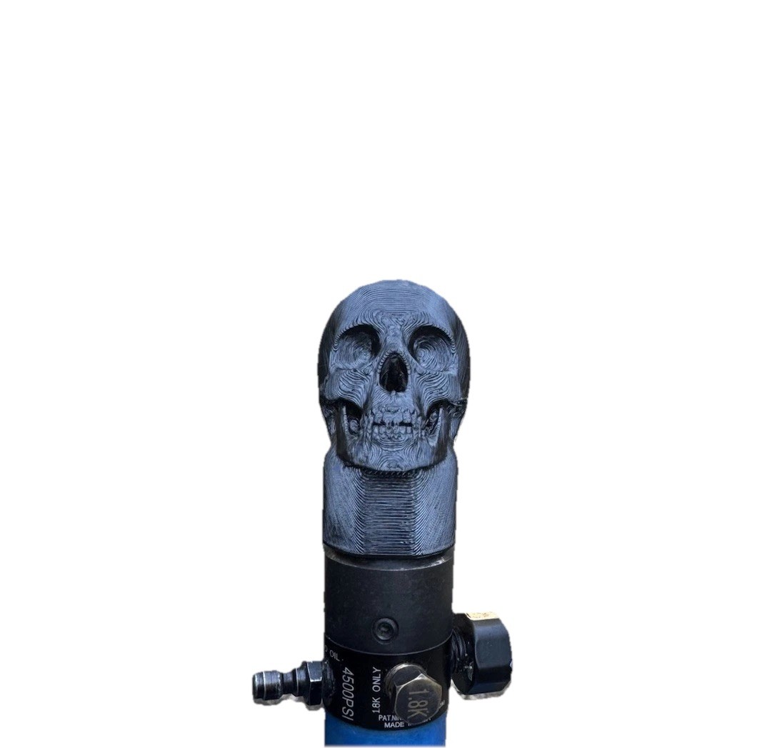 NEW Paintball Skull Hpa Tank Thread Saver  Ninja Hk Empire First Strike