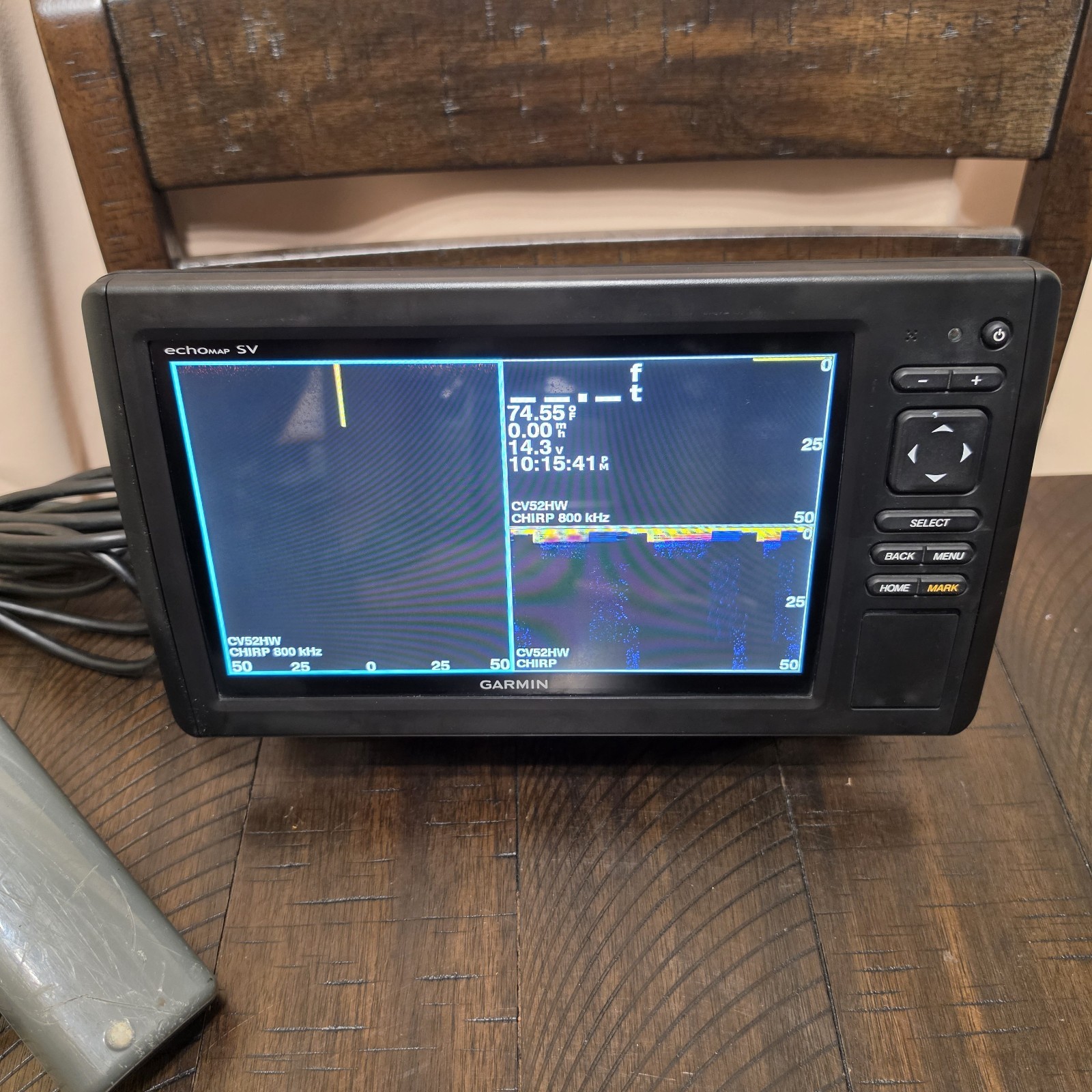 Garmin echomap CHIRP 93SV with Transducer, Power Cable