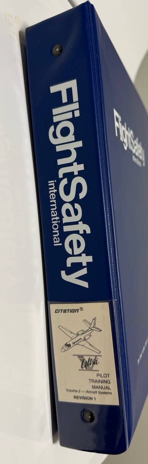 Flight Safety / Citation V - Pilot Training Manual Volume 2 Aircraft Systems