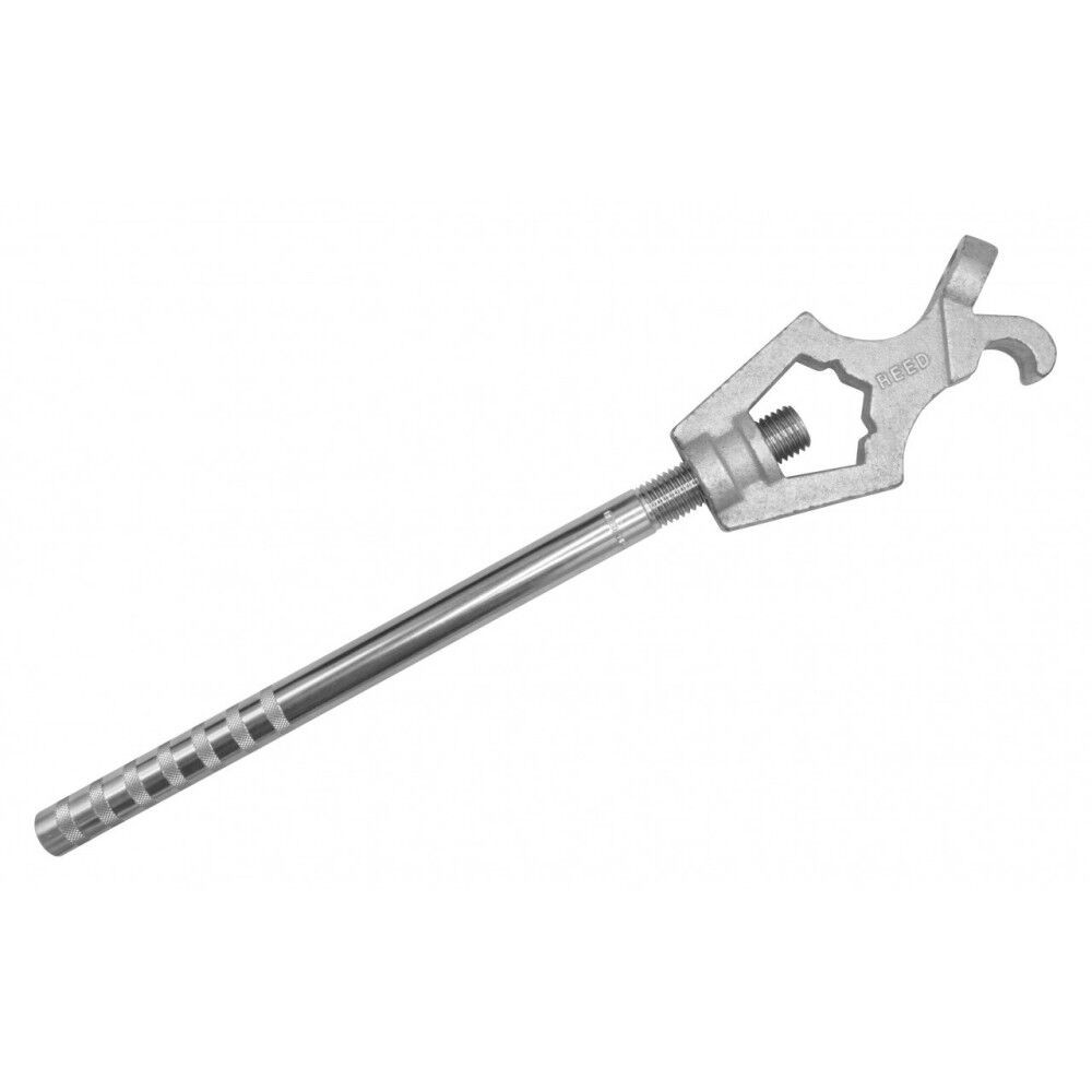 Reed Mfg 20 Inch Cast Ductile Head Hydrant Wrench With Steel Handle Hwb