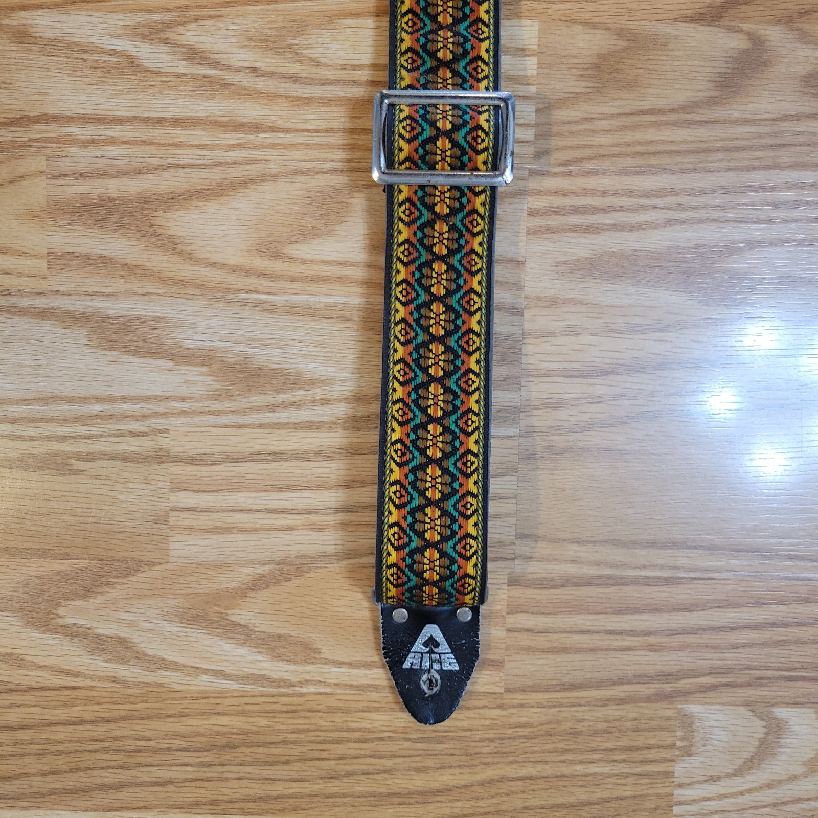 Vtg Ace Guitar Strap RARE Color Combo Woodstock USA Made Hendrix