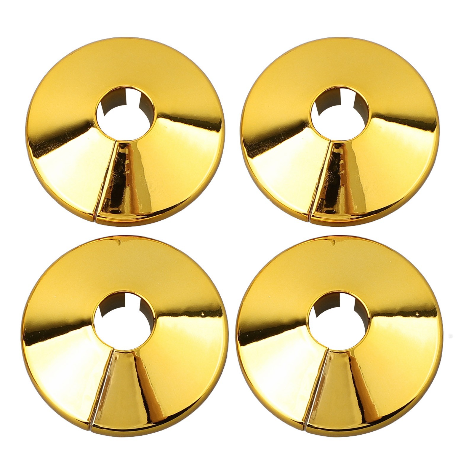 Plastic Covers Radiator Pipe Collars Shield Gold Plastic Covers Install
