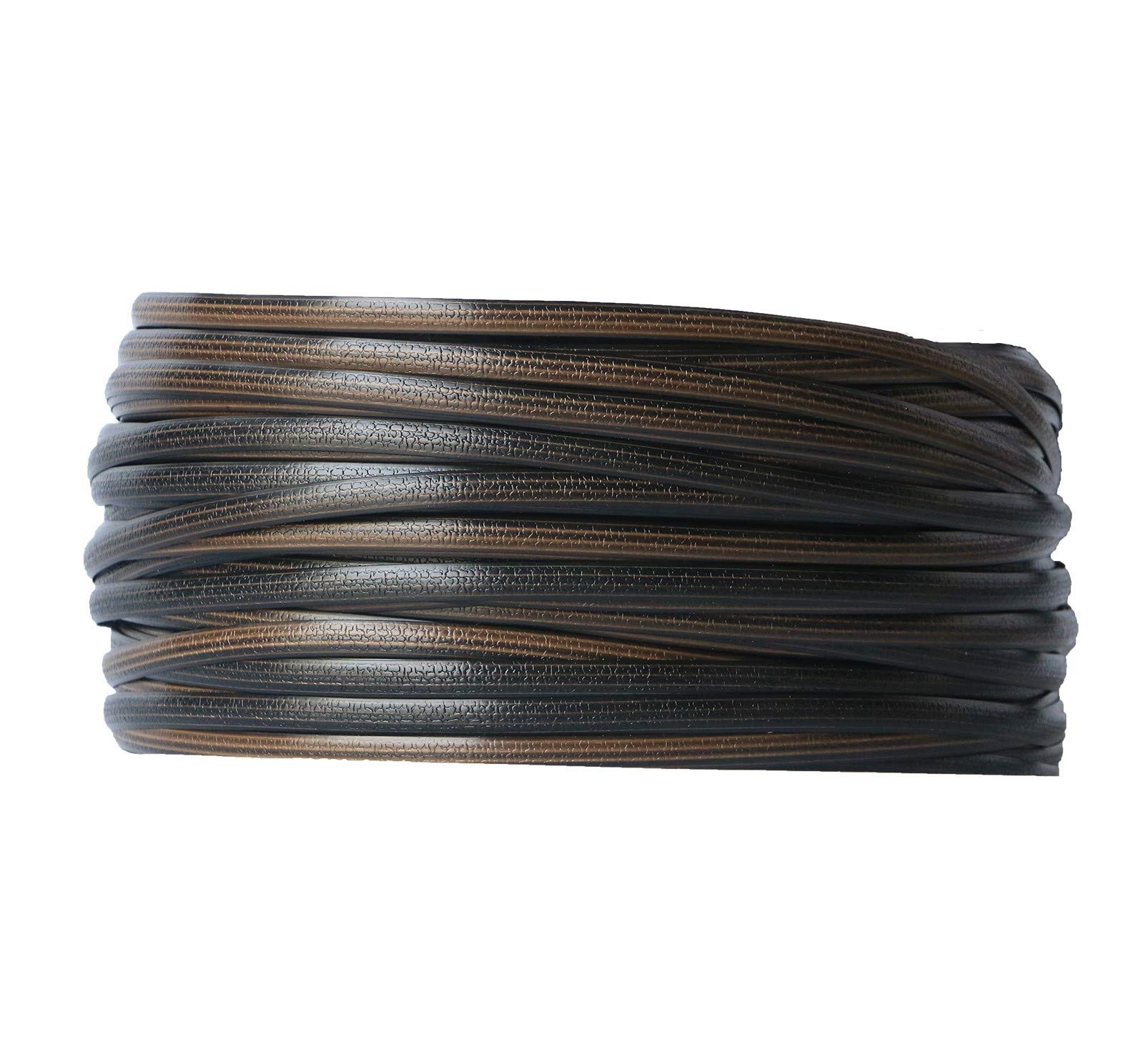 Brown Woven Rattan, Plastic PE Wicker Repair Material for Garden Chair Coffee Ta