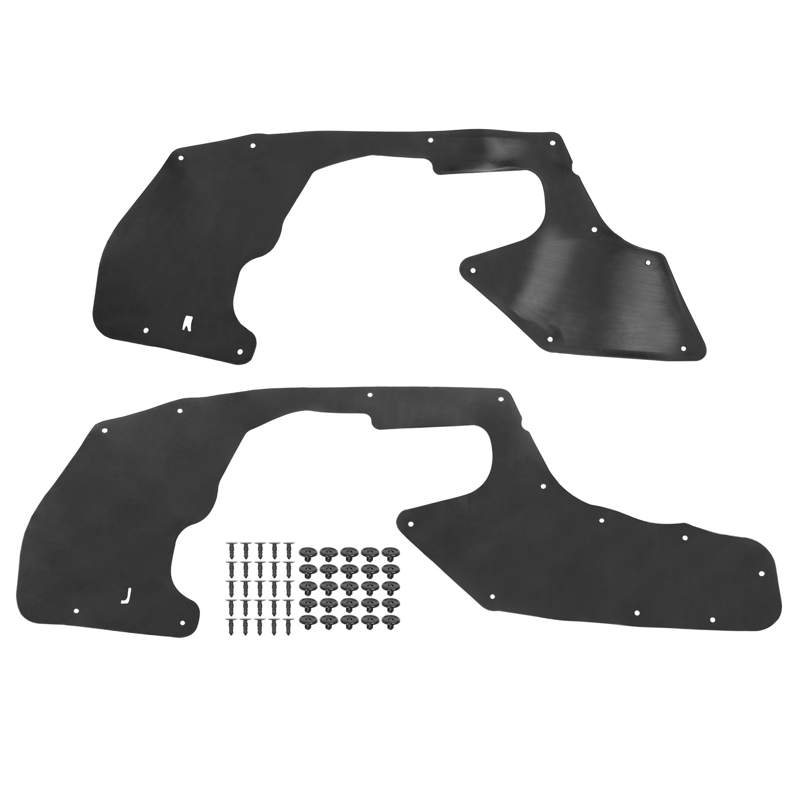 Pair of Wheel Liner Splash Seals W/clips For 1995-2004 Toyota Tacoma