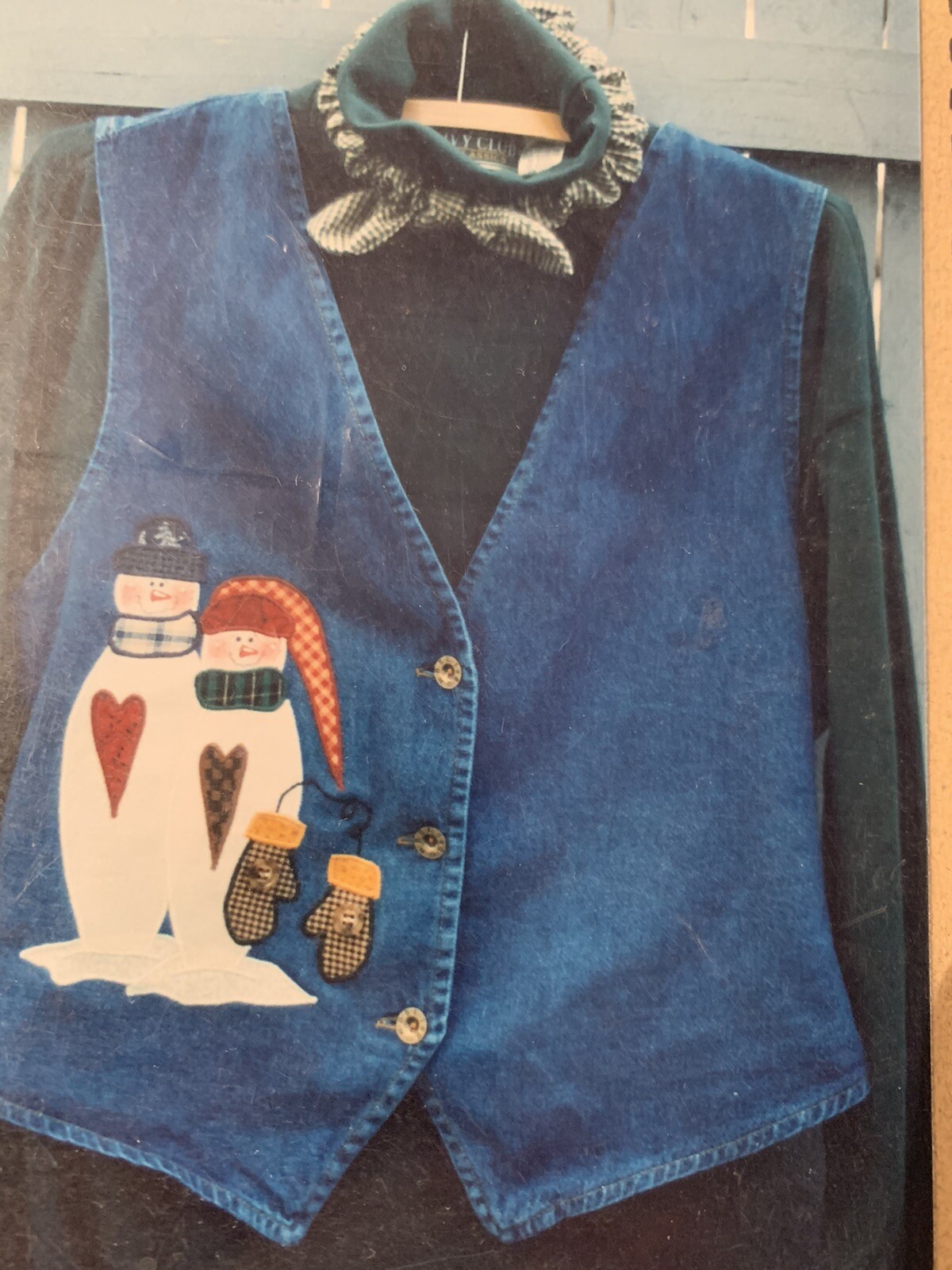 Karen’s Kraftwear A125 ‘Cold Hands Warm Heart’ Pattern For Applique-Snow Family