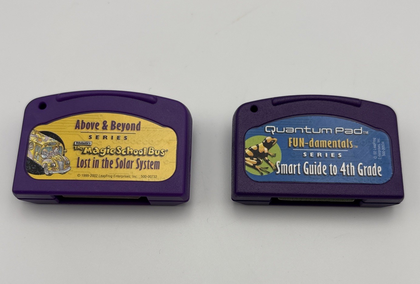 Leap Frog Quantum Pad Cartridges/ Set Of 2: The Magic School Bus & FUN-damentals