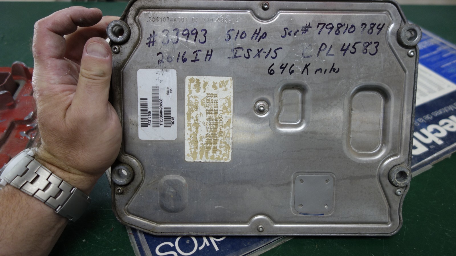 ECM ENGINE CONTROL MODULE 5317106 CUMMINS ISX 15 646K Miles