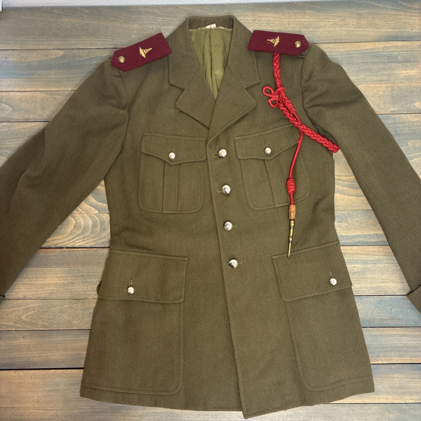 Iraqi Military Parade Uniform Jacket Desert Storm Bringback Rare (Ins)