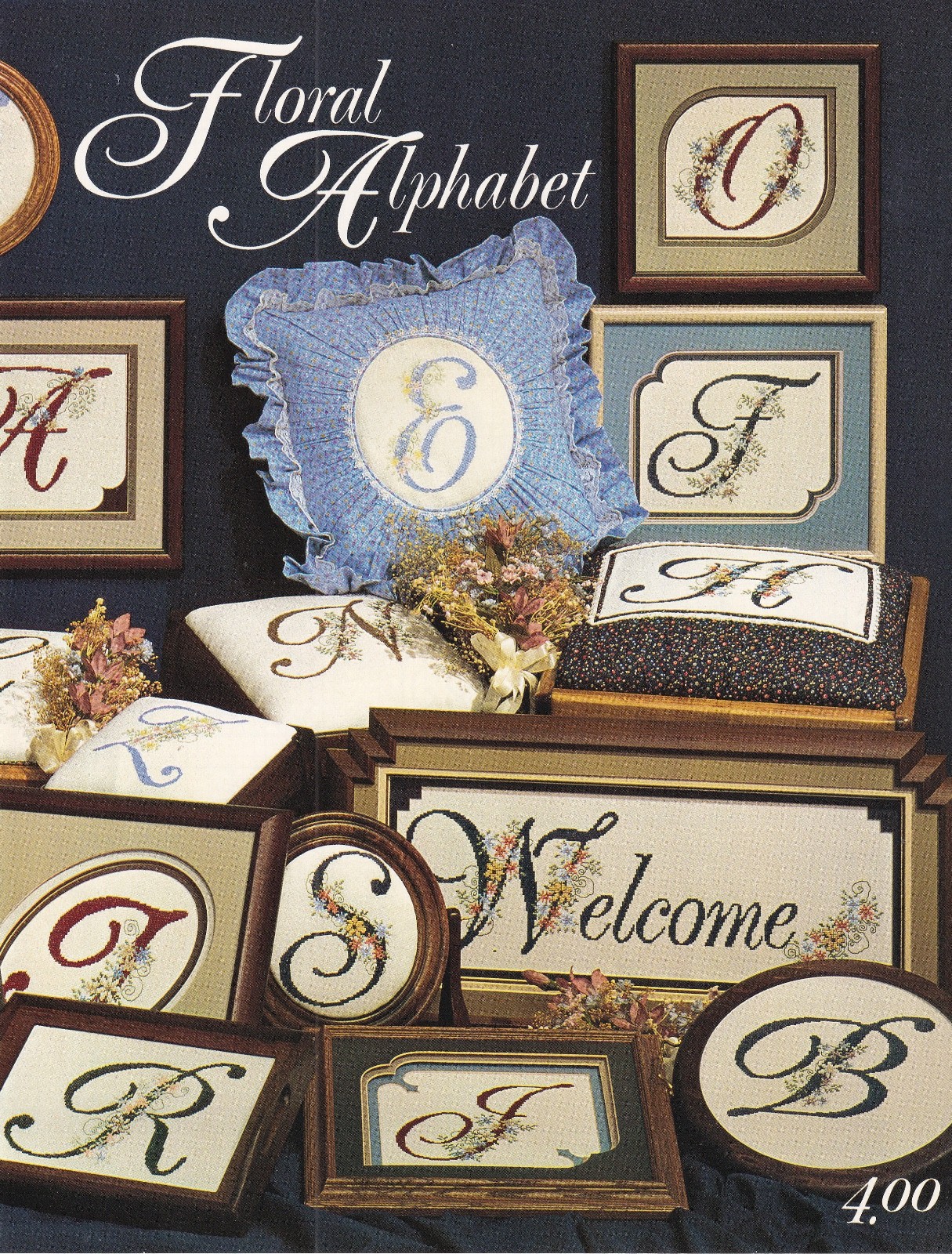 Stoney Creek Floral Alphabet Cross Stitch Leafler Upper Case Letter X *READ*