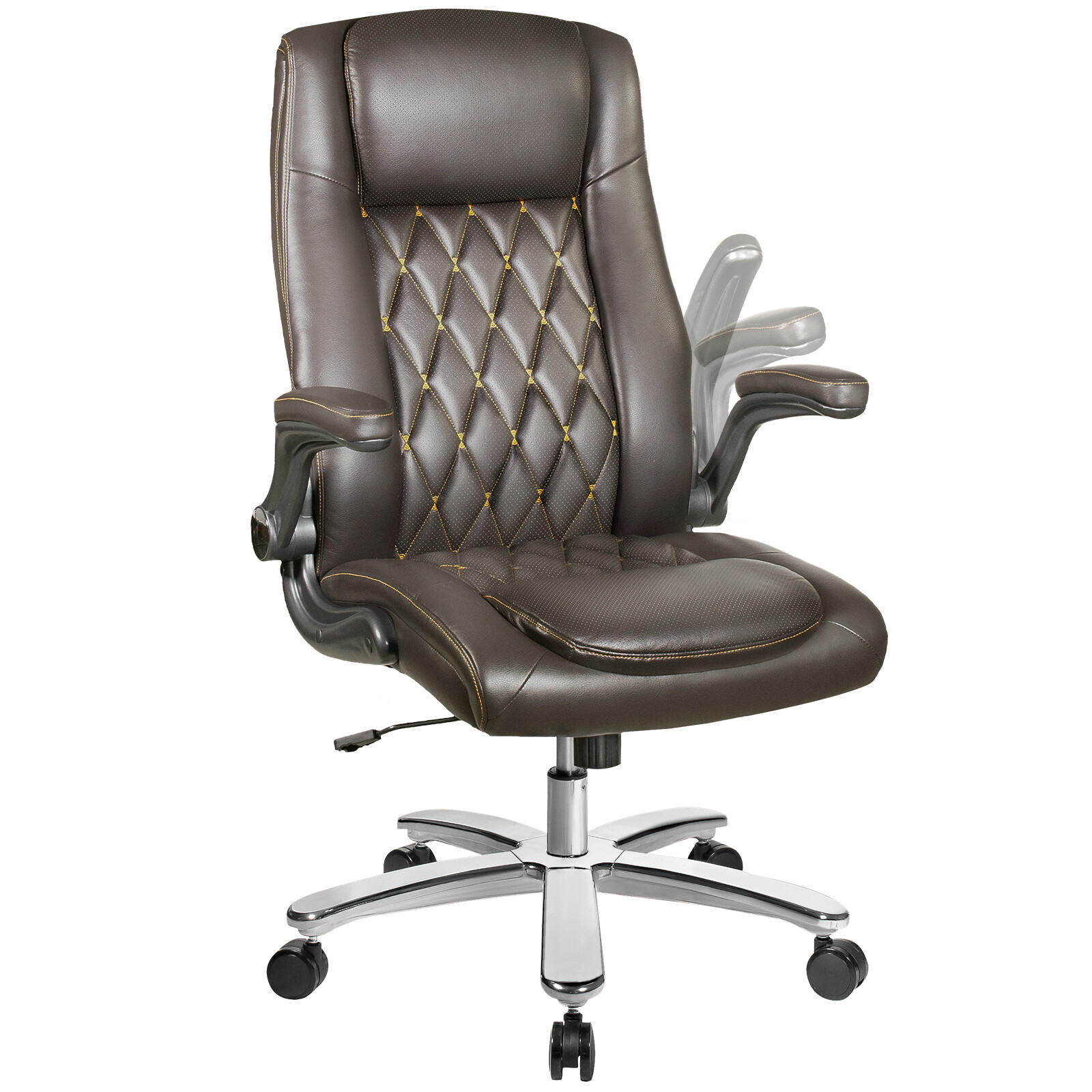Executive PU Leather Office Chair High Back Computer Task Home Desk Chair