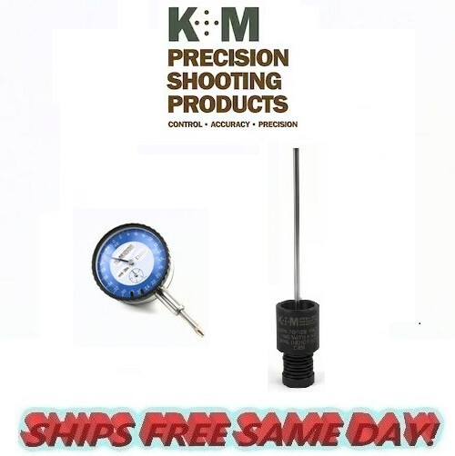 K&M Precision Dial Indicator & Low Force Pack for Arbor Press NEW! # DI50+FP50