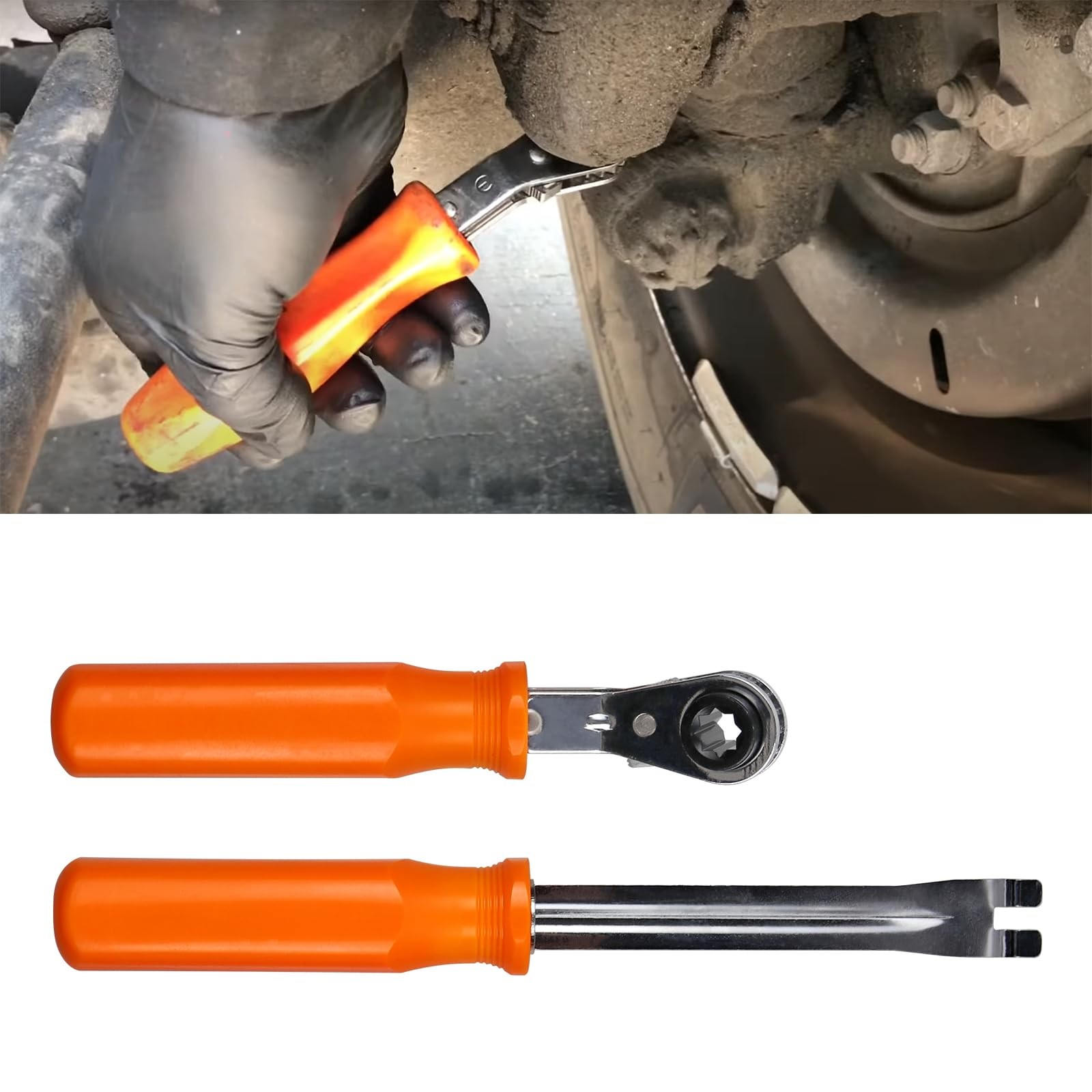 Frtcaty 2PCS Slack Adjuster Release Tool Kit – adjuster tools, Orange
