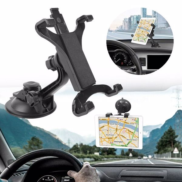 Tablet Car Mount 360° Rotating Windshield Stand Universal for 7-10 Inch Tablet