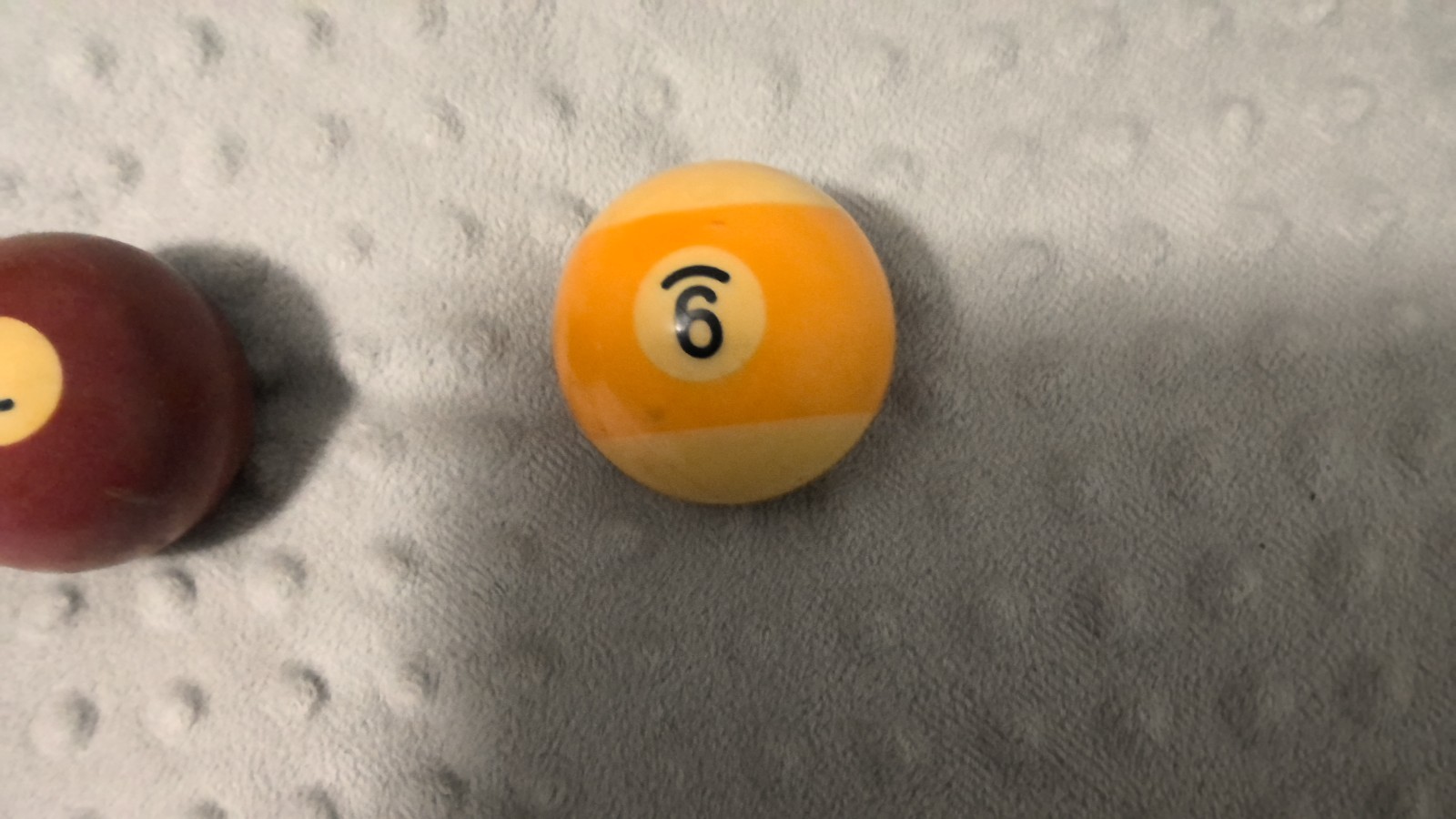5 replacement Billiard Pool Balls Standard. Used. FREE SHIPPING
