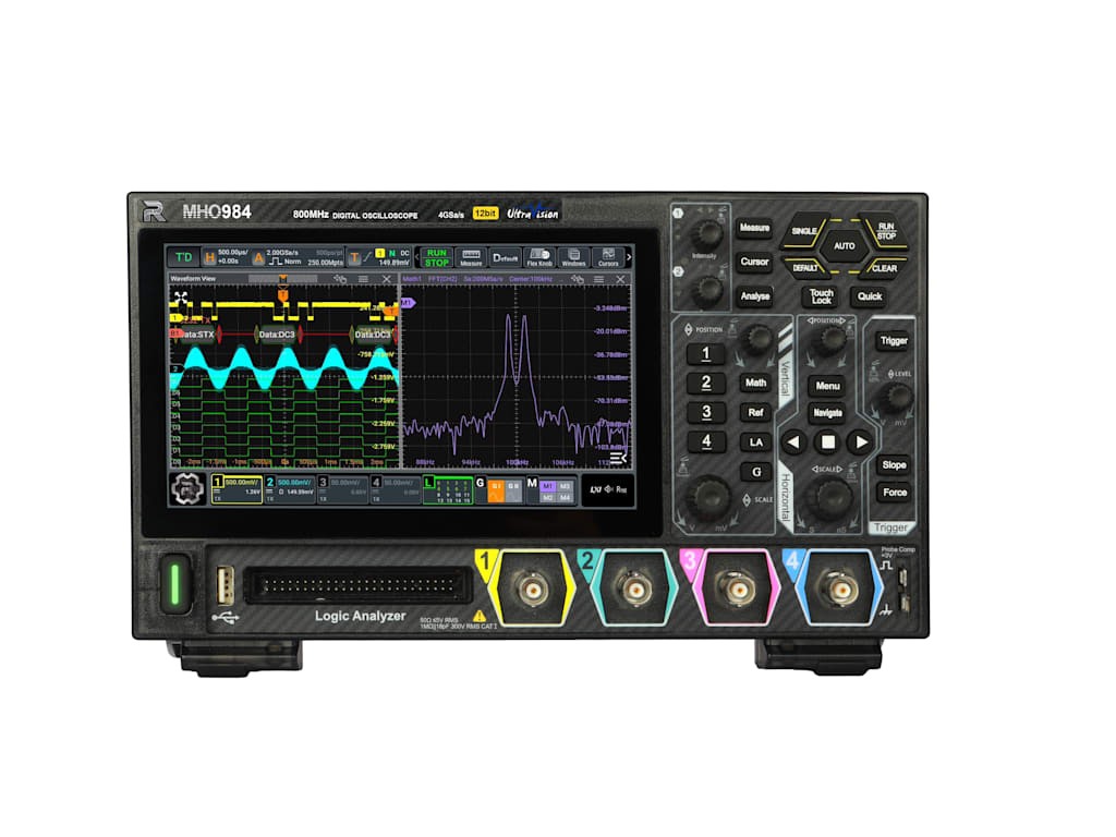 Rigol MHO934 - Mixed Signal High-Resolution Oscilloscope (350MHz, 4GSa/s, 12bit)