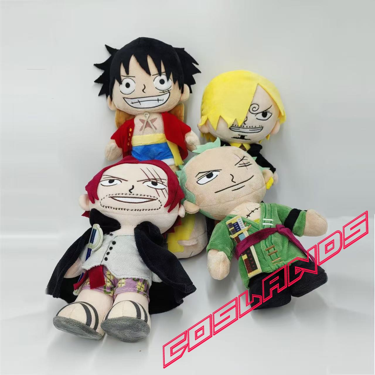 28cm ONE PIECE Luffy Zoro Sanji Shanks Plush Doll Anime Stuffed Plushie Toy Gift