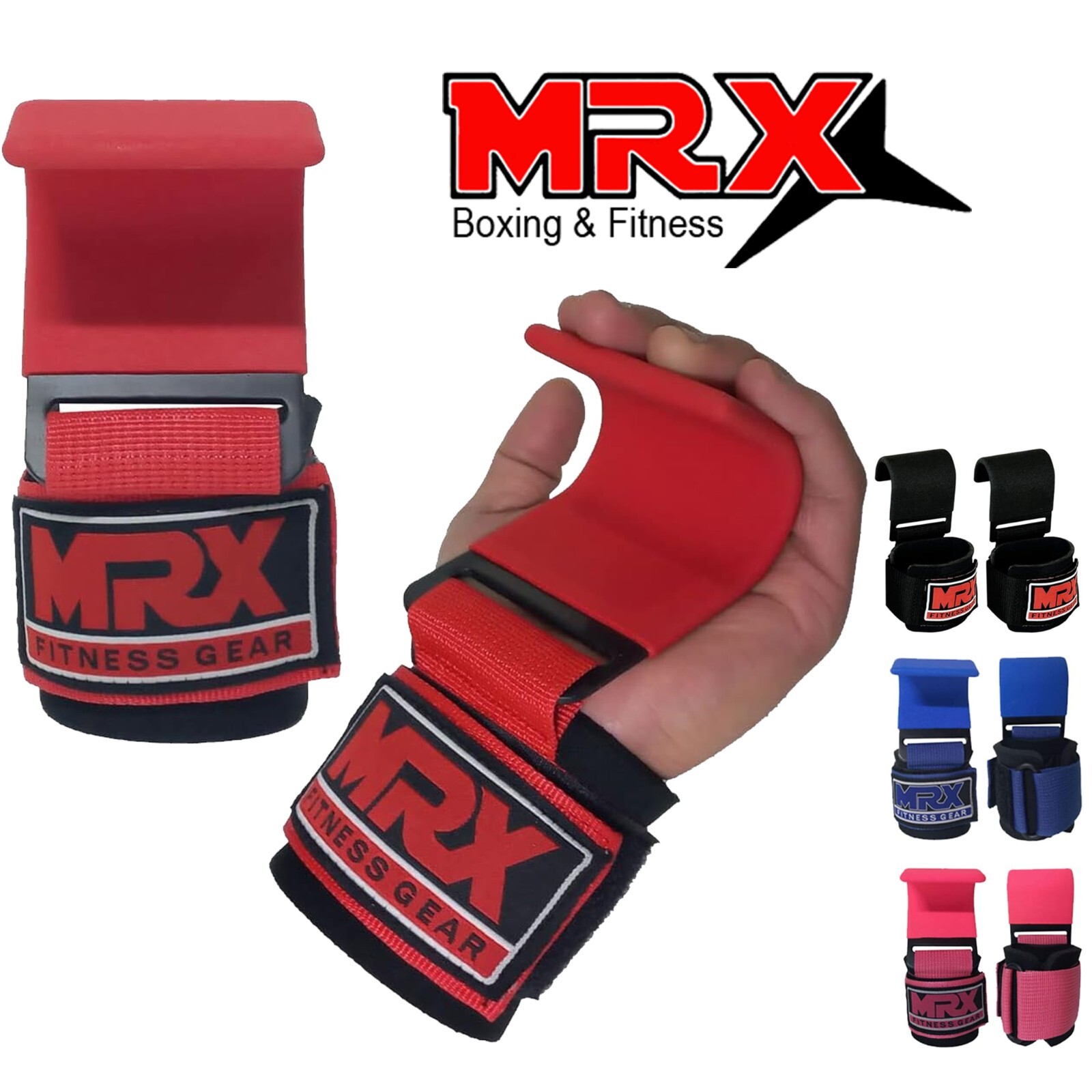 MRX Weight Lifting Straps Wrist Deadlifting Wraps Heavy duty Gym Training Straps