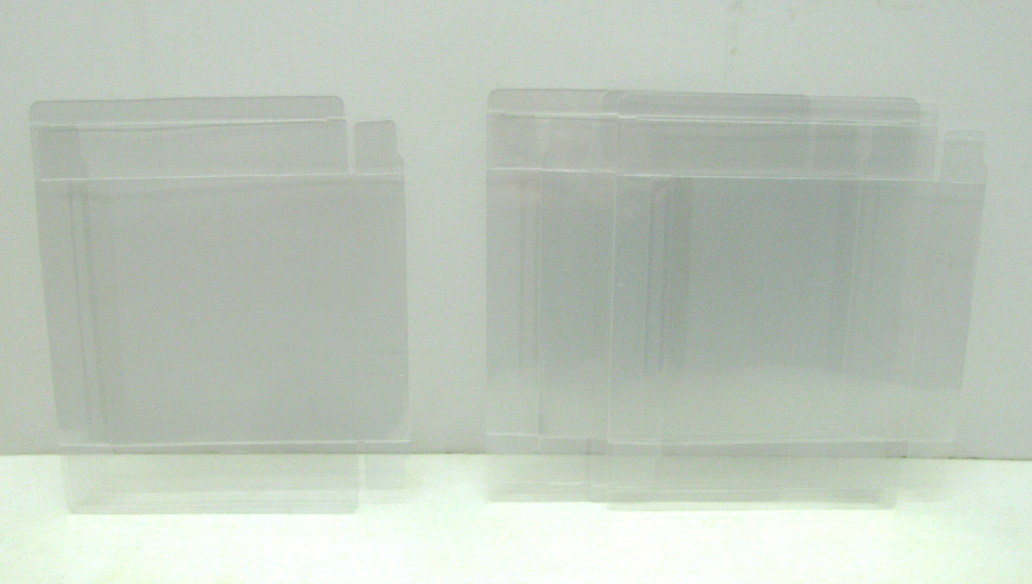 50x SONY PLAYSTATION ONE PS1 CIB DOUBLE CD - CLEAR PROTECTIVE BOX PROTECTOR CASE