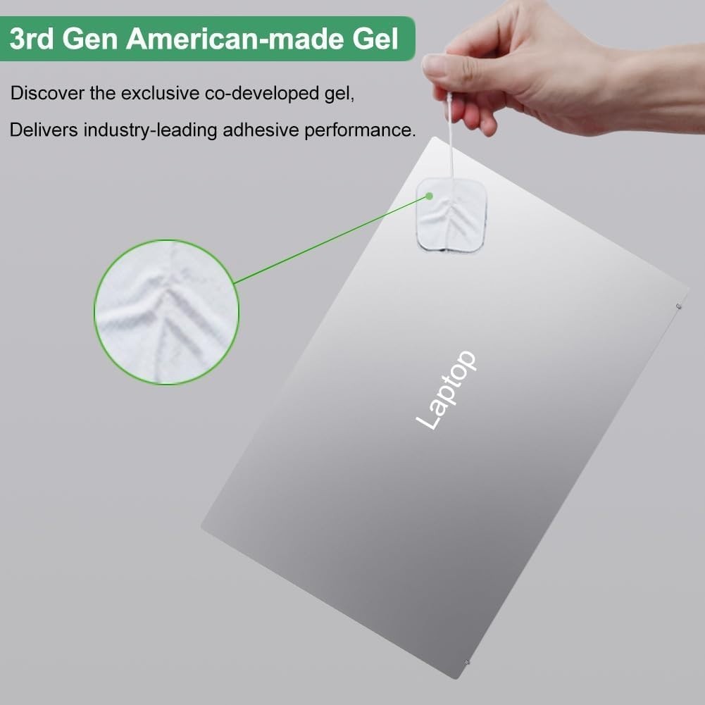 Reusable 2x4" TENS Unit Electrode Pads - 24 Large Self-Stick Rectangular Electro