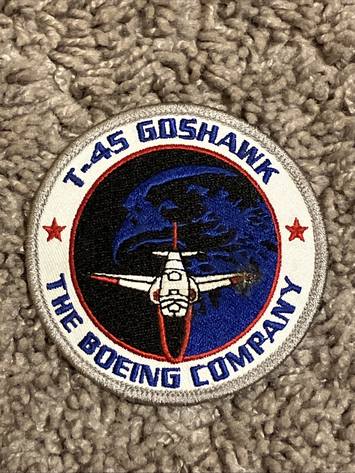 Boeing T-45 GOSHAWK US Navy USMC Aviator Training Squadron Jacket Patch 3-1/4”