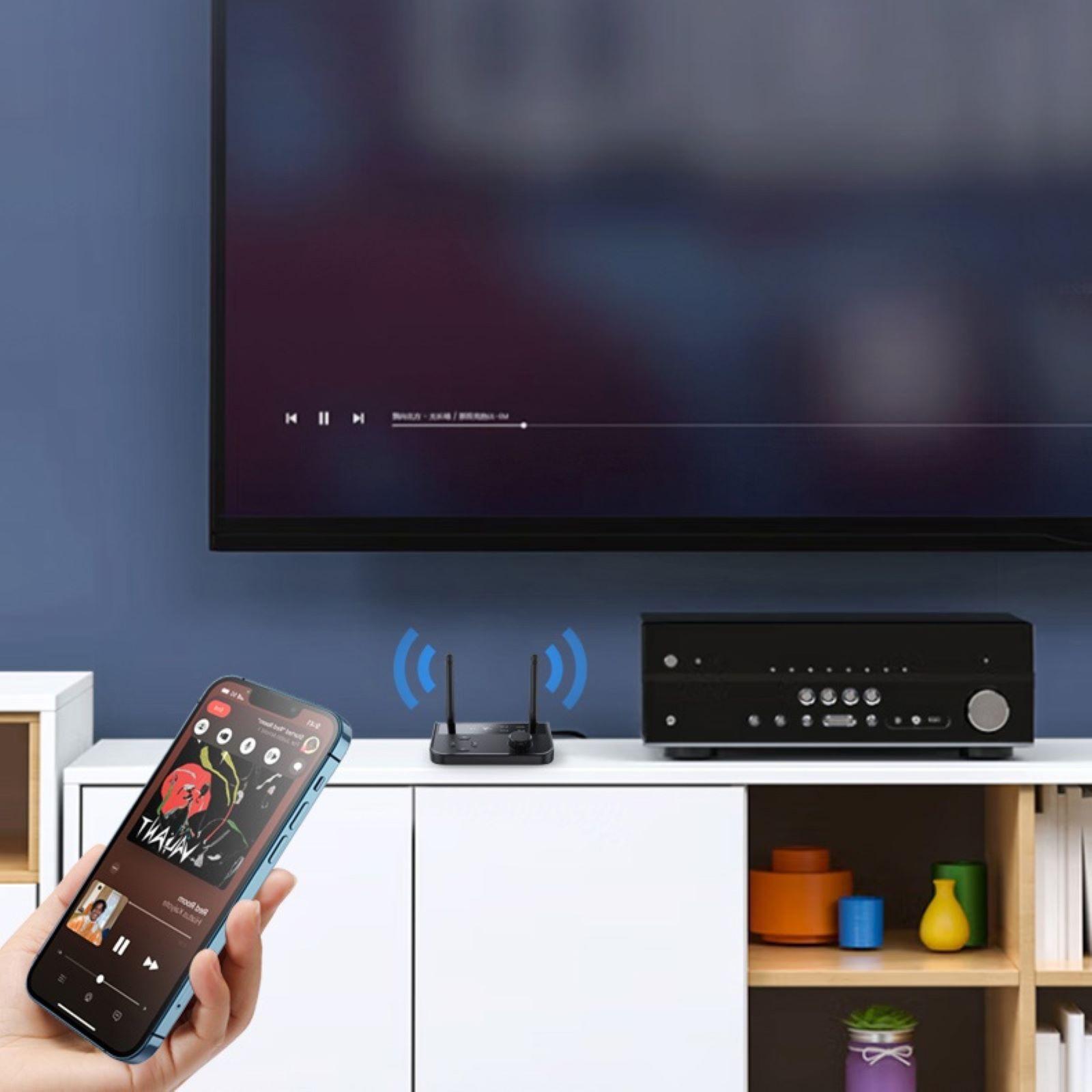 5.3 version New Bluetooth Receiver With Lag Free Lossless Audio Adapter