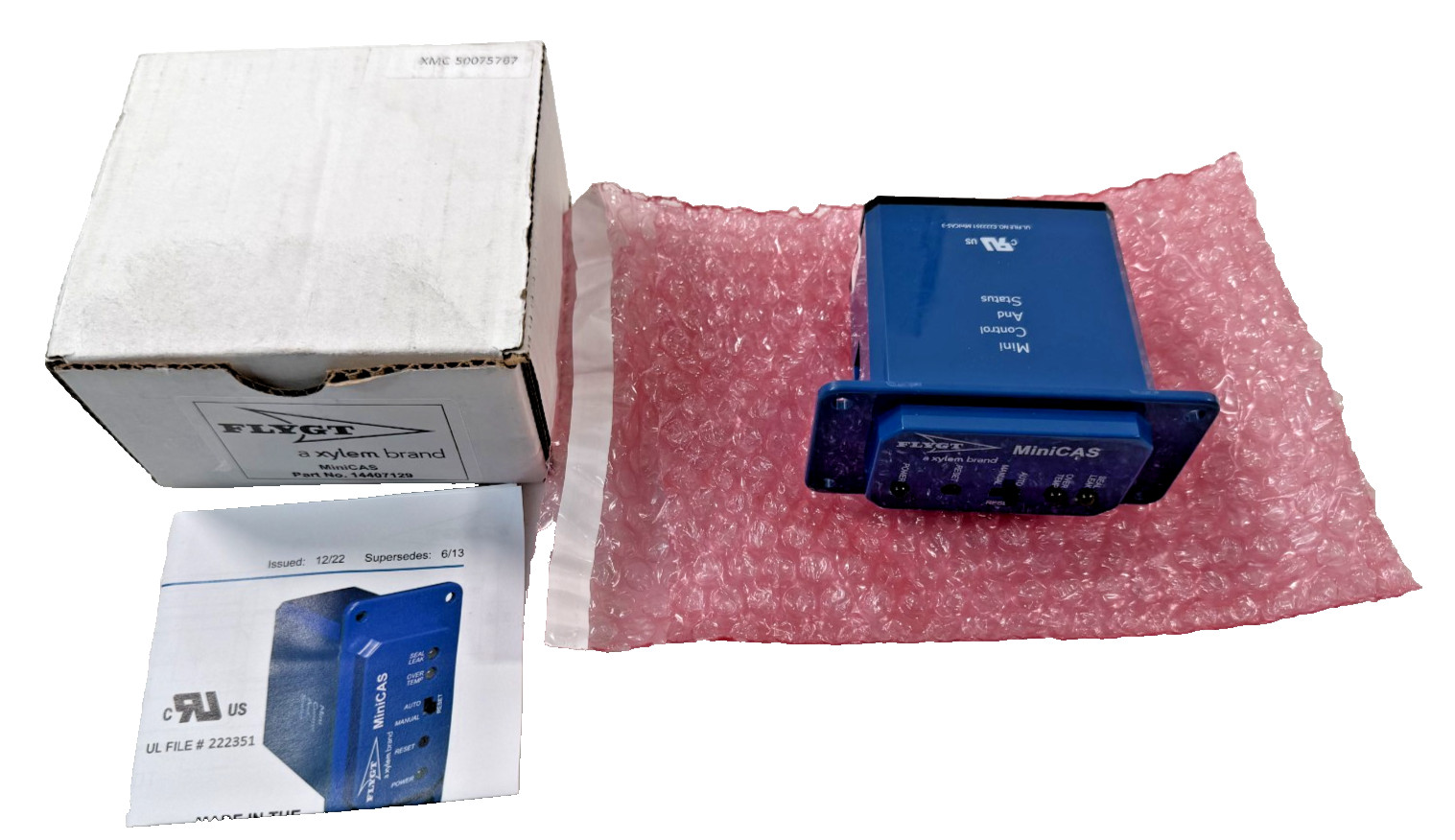 NEW Xylem Flygt 14-407129 MiniCAS Pump Control Safety Monitoring Relay Module