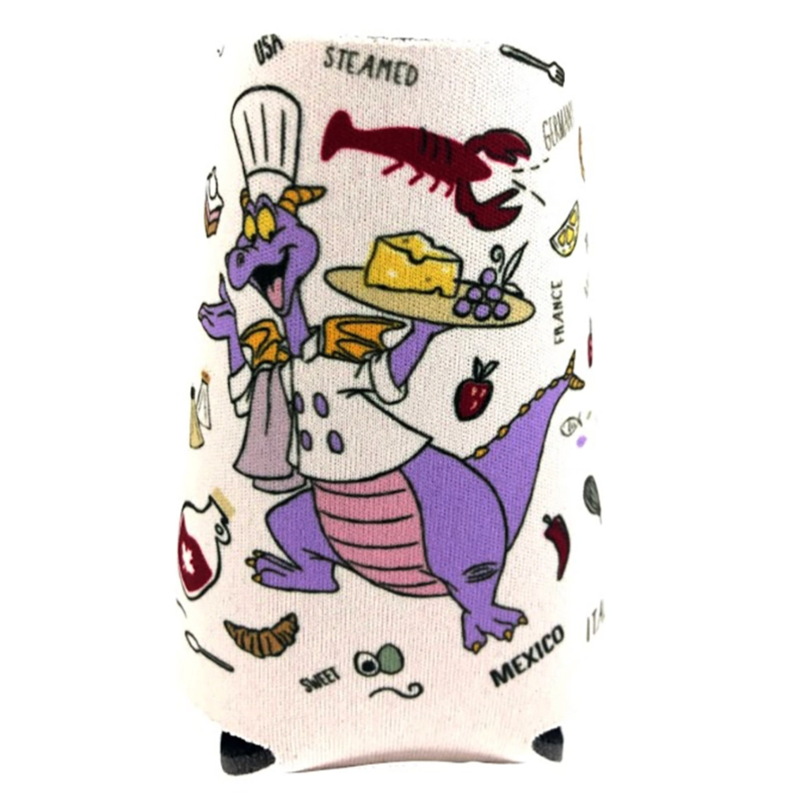 Disney 2018 EPCOT Food & Wine Festival Chef Figement Koozie Coozie Can Sleeve