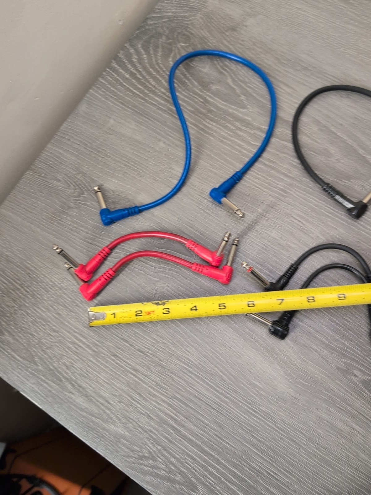 Lot Of 6 Guitar Patch Cables