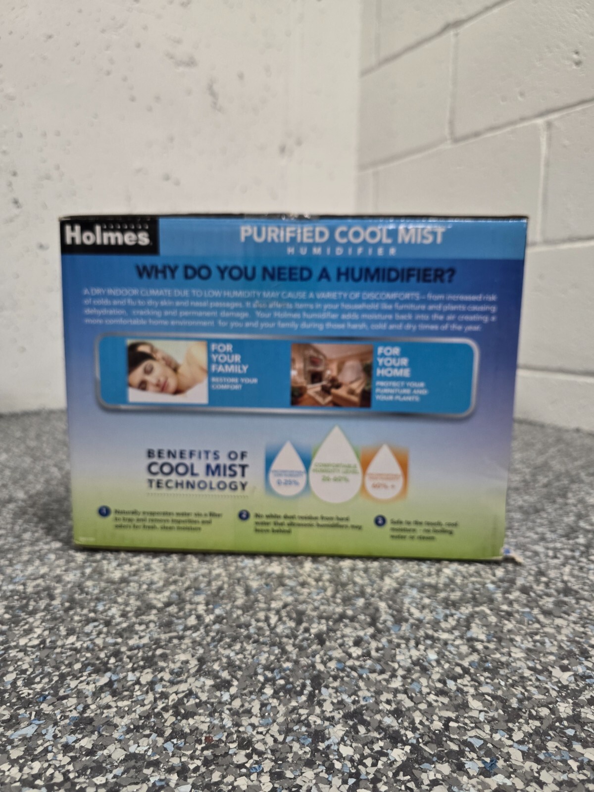 HOLMES Cool Mist Humidifier - NEW IN BOX!