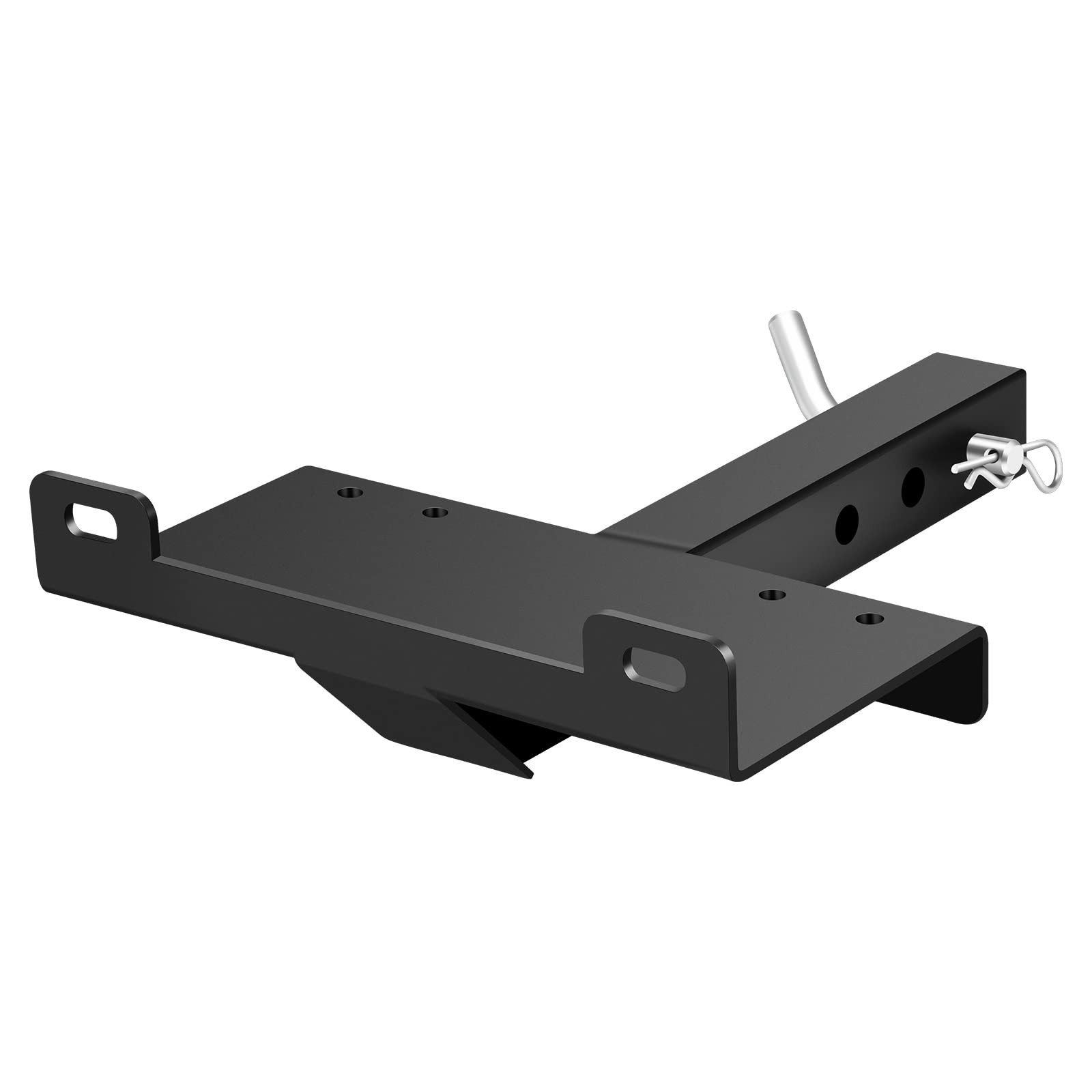 Winch Hitch Cradle Mount Plate, DACK Universal Receiver 10 x 4 1/2 Winch Moun...