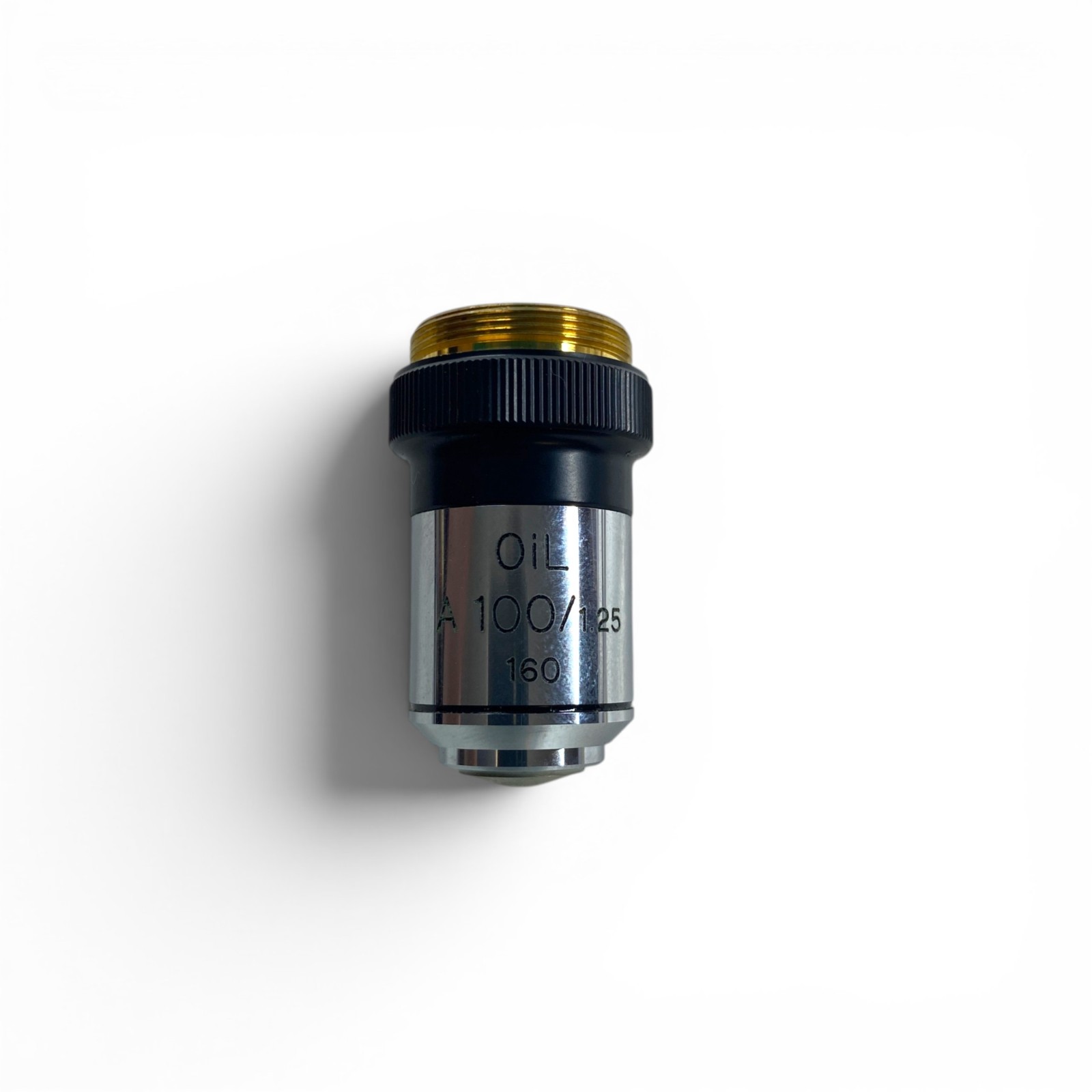 Wolfe 100x Oil Immersion Microscope Objective Lens A 100 / 1.25 NA 160mm