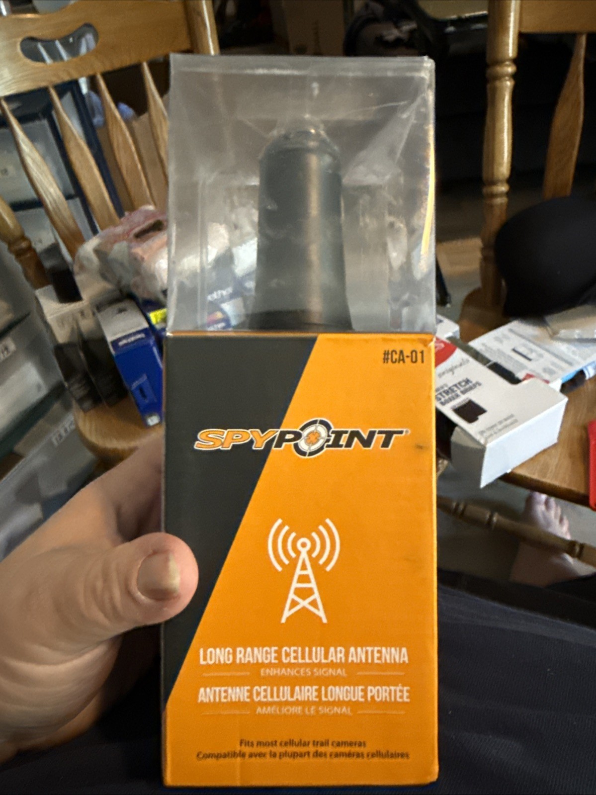 Spypoint CA01 Long Range Cellular Antenna Spypoint LINK Series Cameras 15' Black