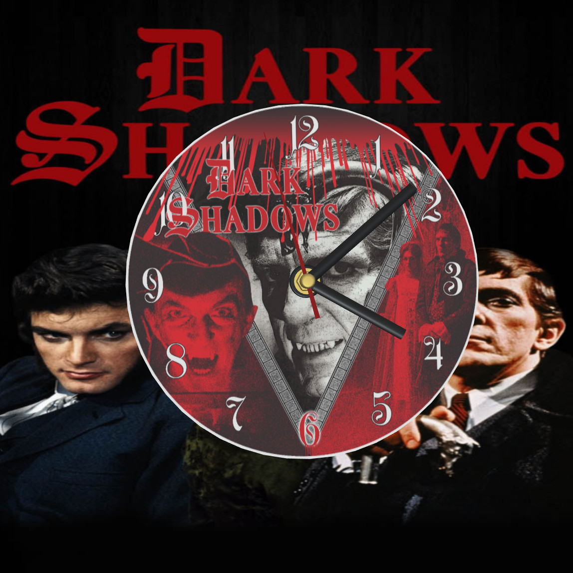 8" Dark Shadows Custom Clocks & Gifts