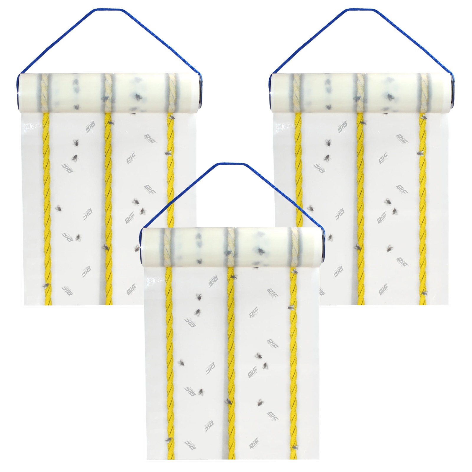 Fly Traps for Outdoors and Barns, Paper, 40FT Roll (3 Pack)