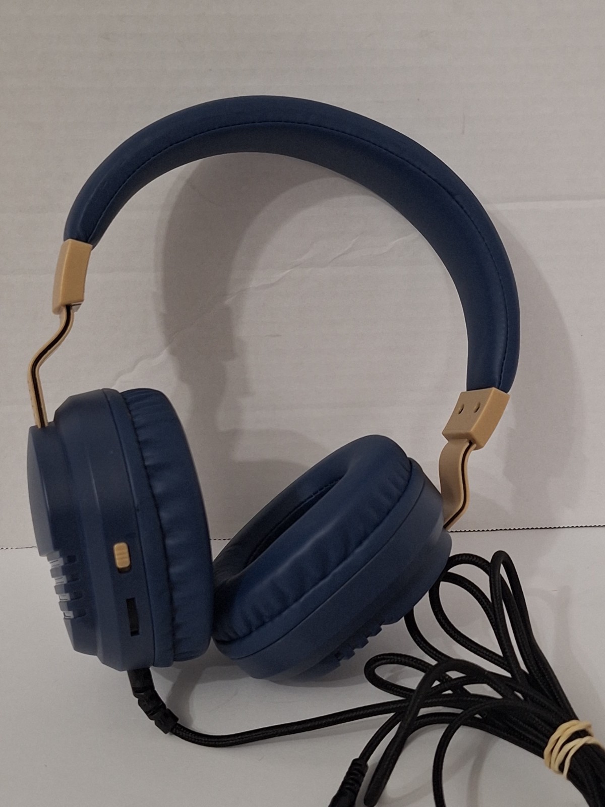 ELCTHUNDER Gaming Headset with Microphone Wired Blue Adjustable Gamer