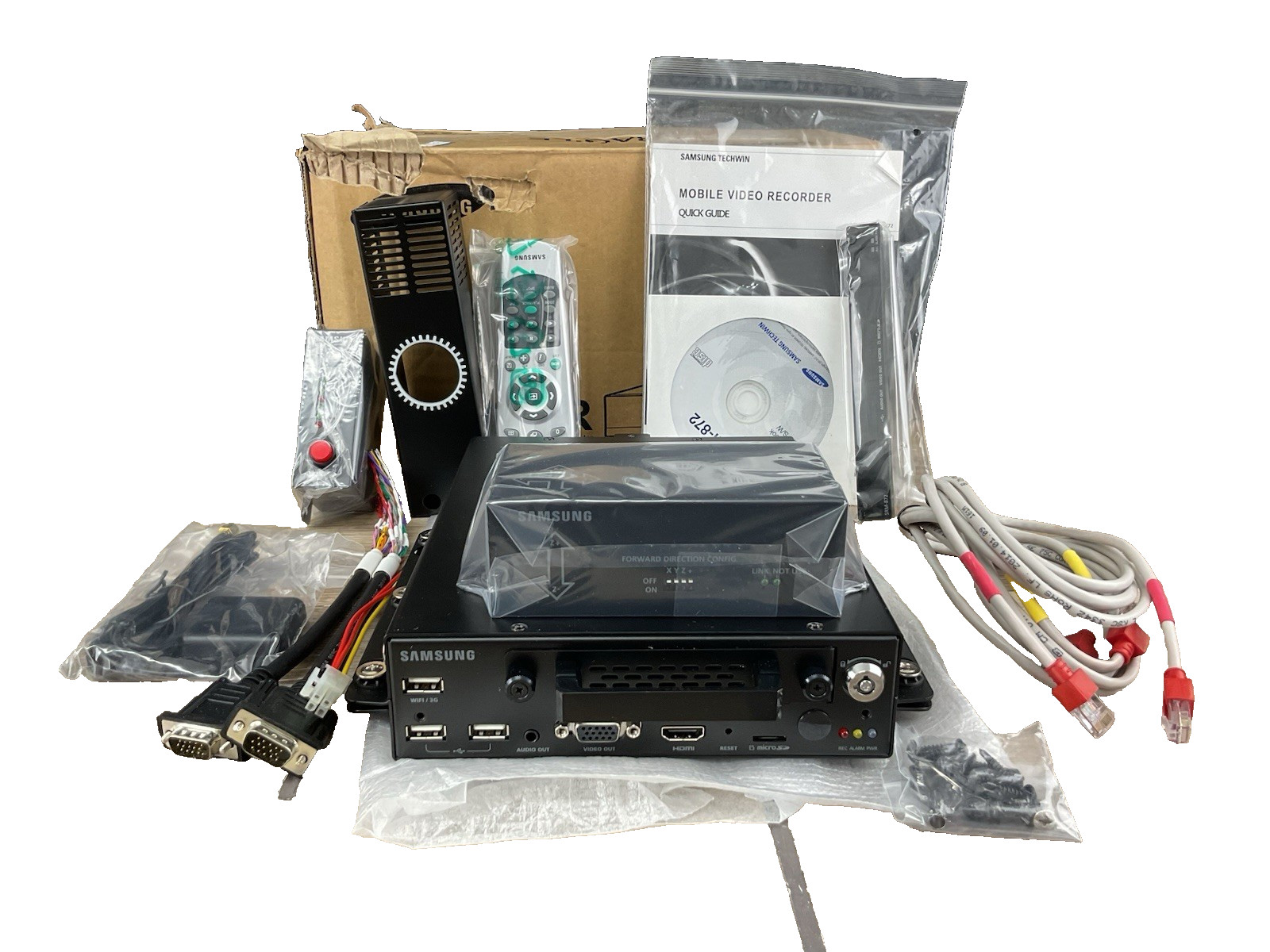 Samsung SRM-872 Mobile MVR Video Recorder Kit 8 Channel Network 64Mbps Recorder.