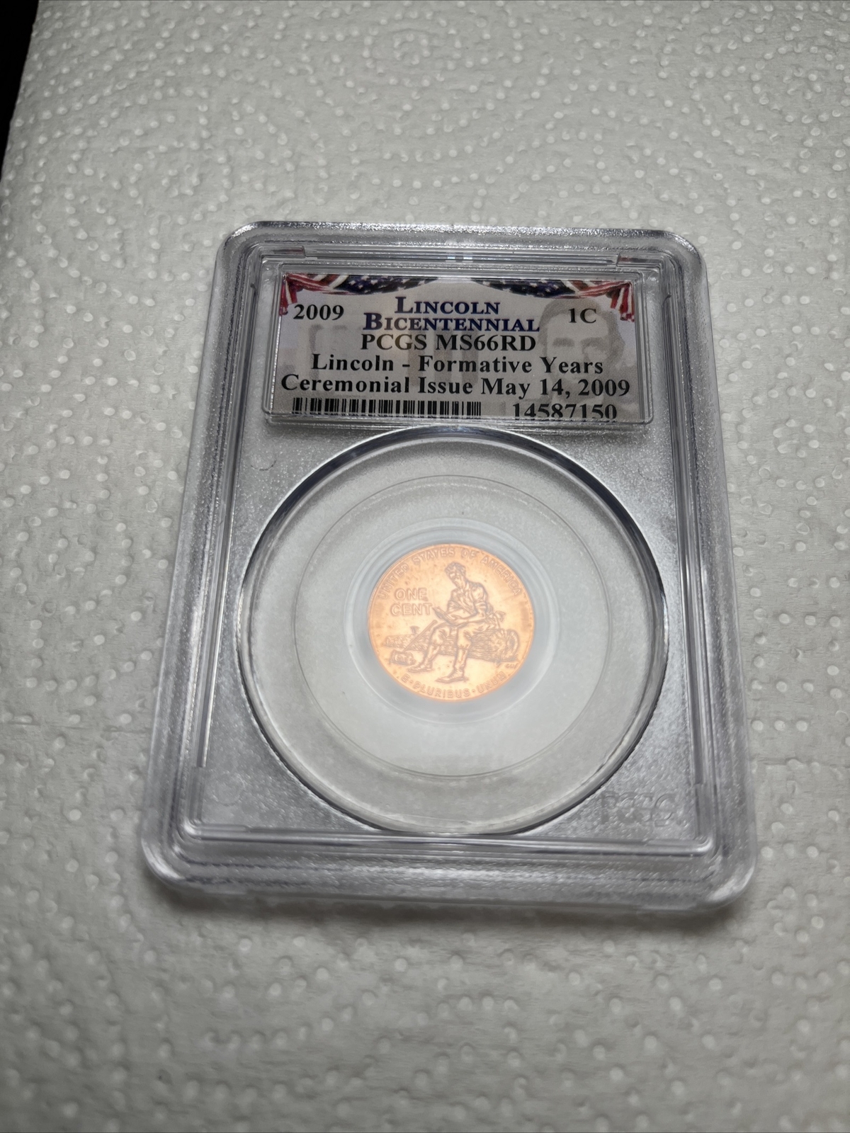 2009 Lincoln Penny MS66 RD Formative Years PCGS Certified