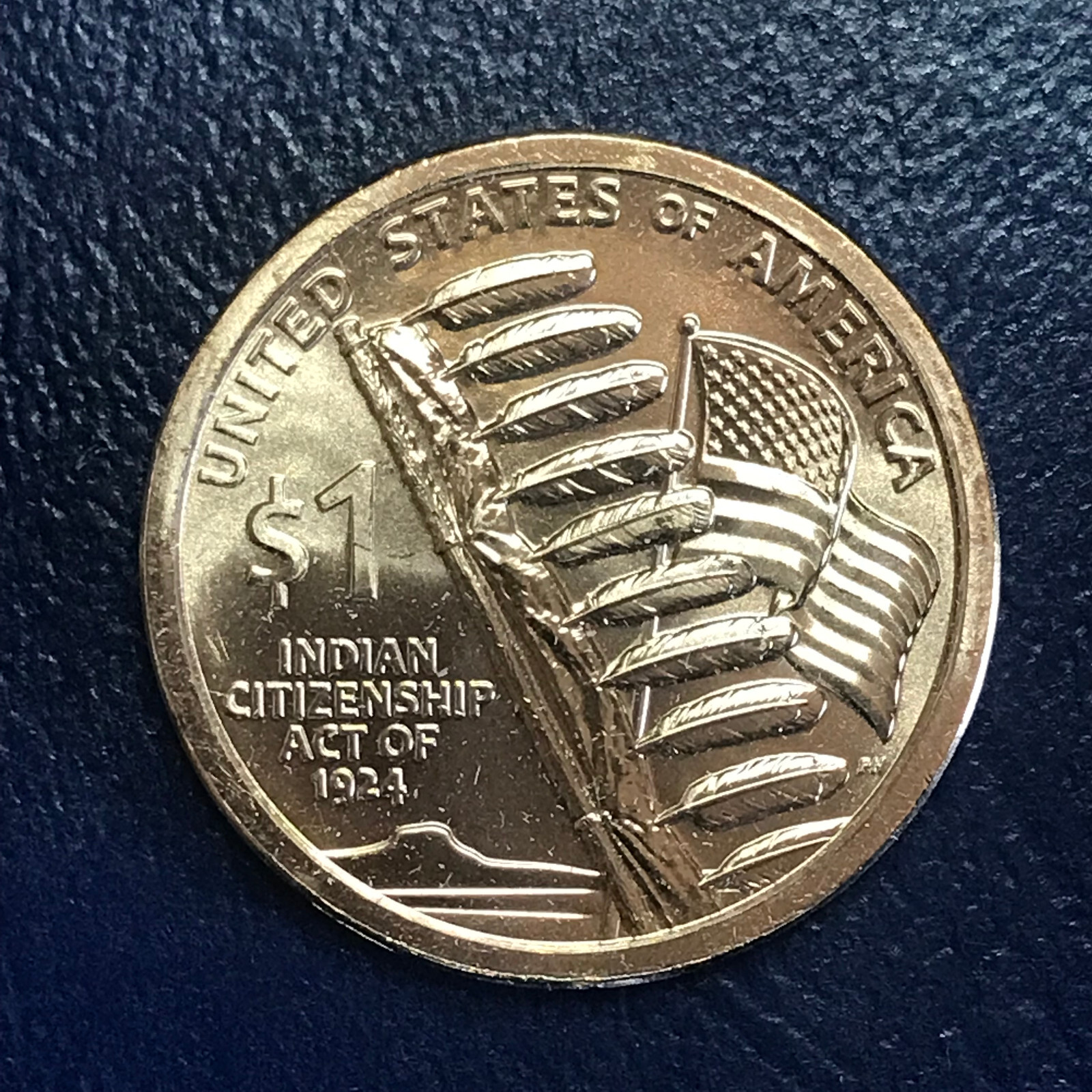 2024 D BU Uncirculated Sacagawea Dollar Indian Citizenship from Mint Roll