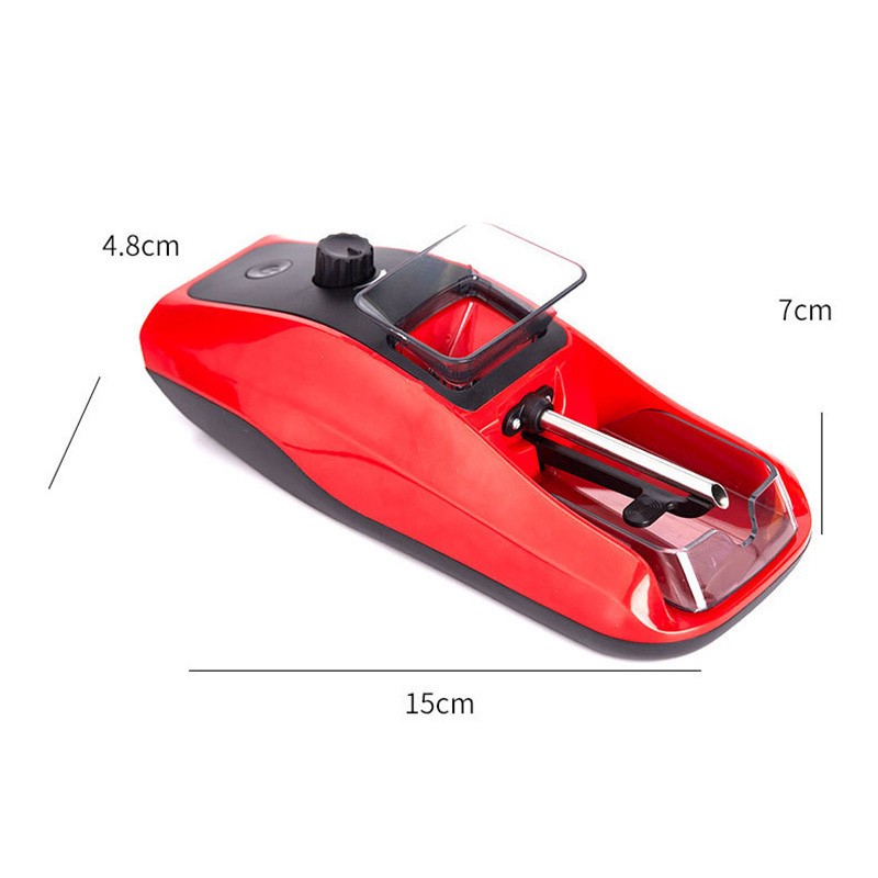 Automatic Cigarette Machine Rolling 6.5/8MM Tobacco Electric Maker Roller Red