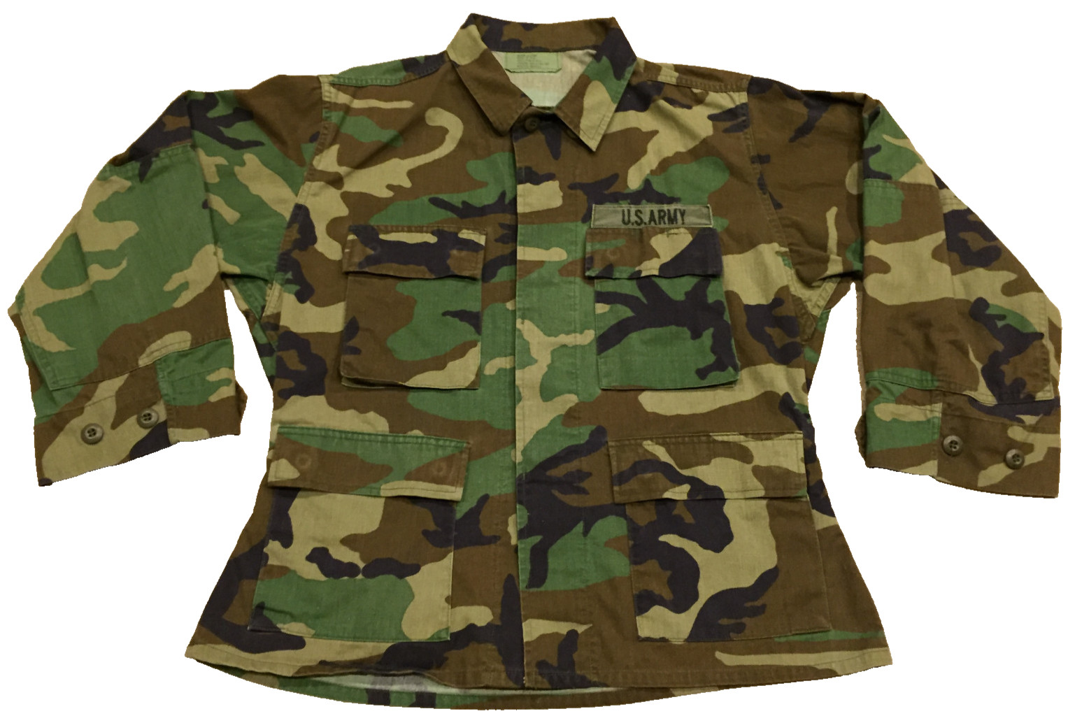 US Army Coat Woodland Camouflage Pattern Combat Uniform Medium