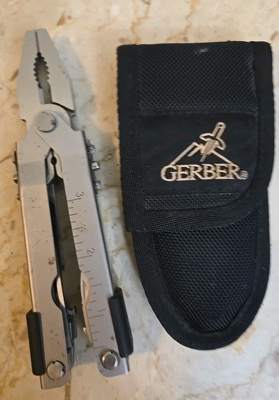 Gerber RemGrit GJ-4 Multi-Tool Pliers With Sheath USA Read