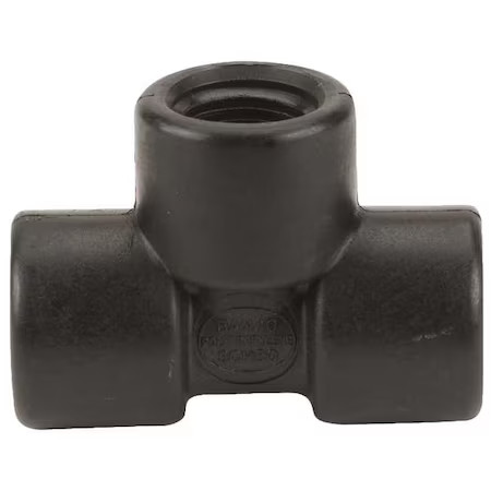 Banjo Tee050 Tee, Polypropylene, 1/2", Schedule 80, 300 Psi Max Pressure